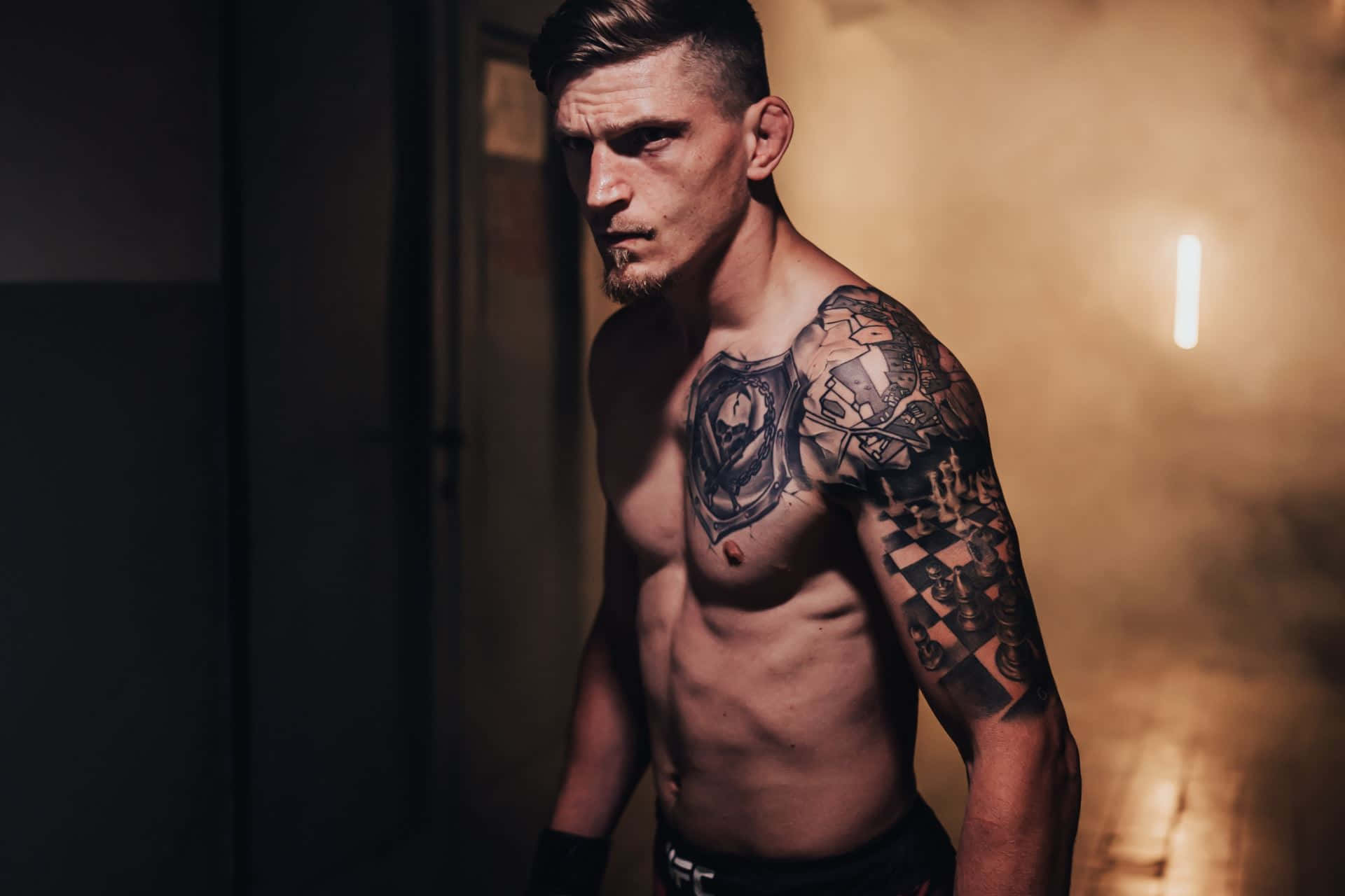 David Dvořák, bathhouse, smoky, Full HD Desktop Wallpaper