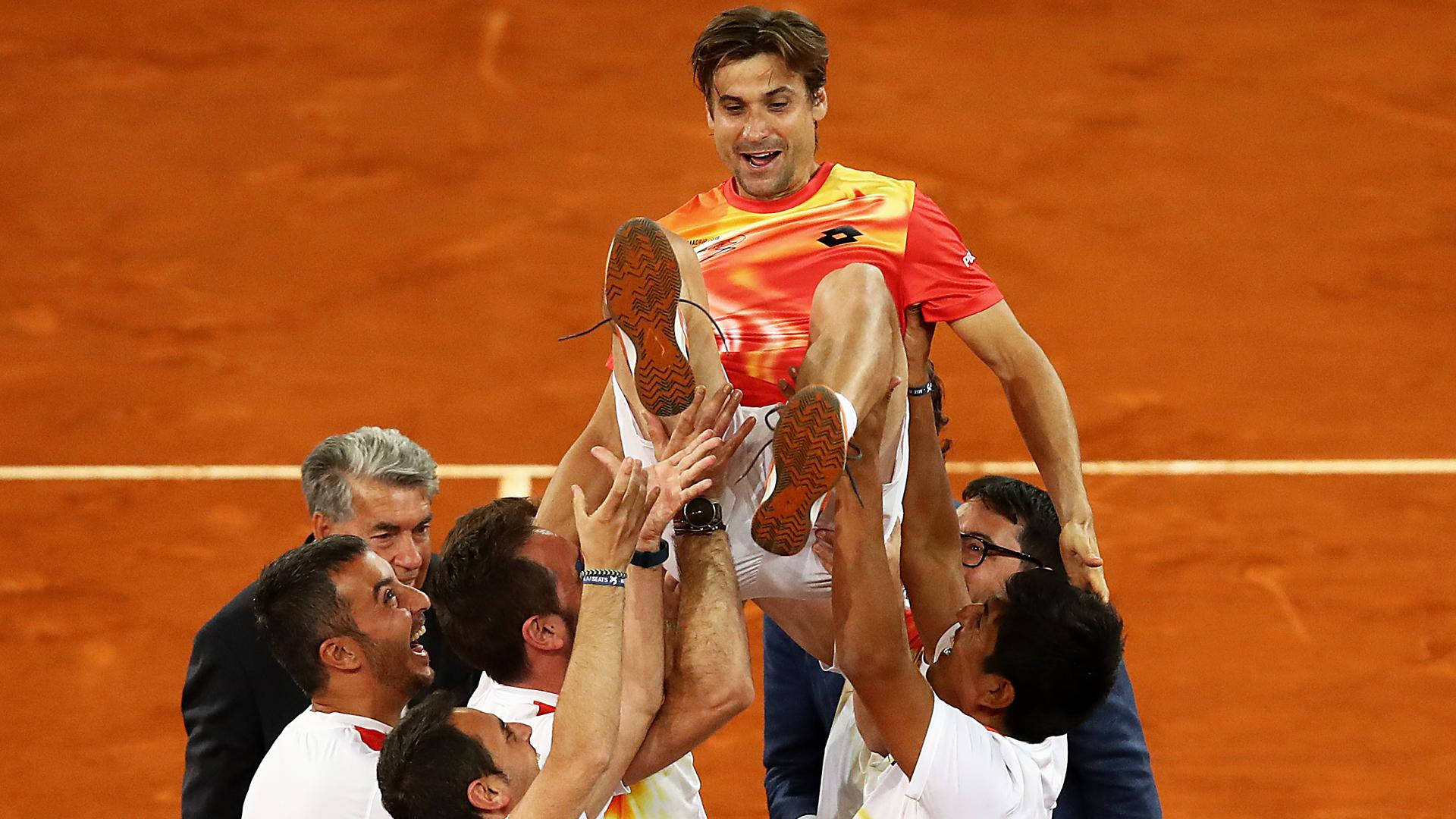David Ferrer, tennis player, clay court, Full HD Desktop Wallpaper