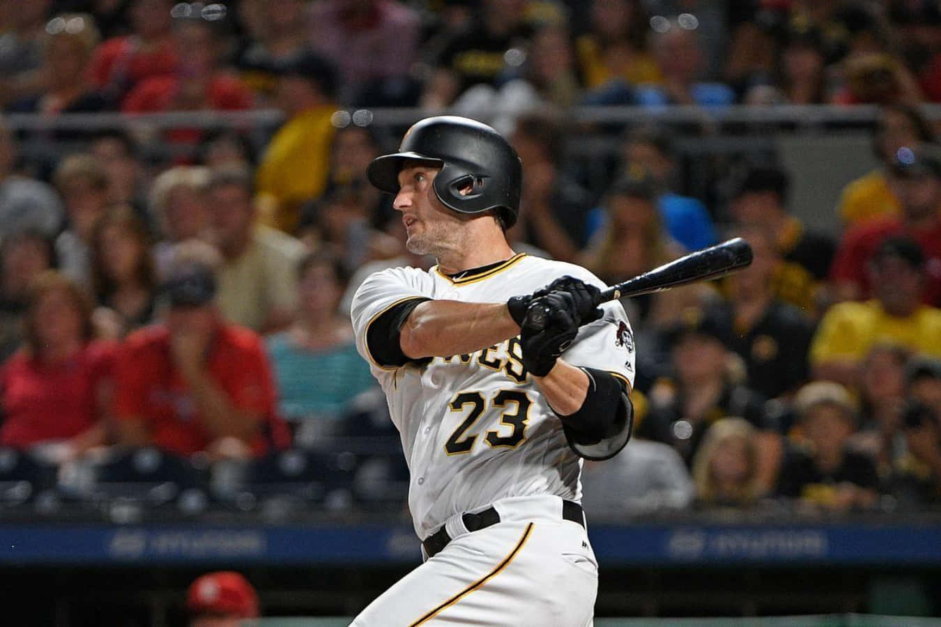 David Freese, number 23, white uniform, HD Desktop Wallpaper
