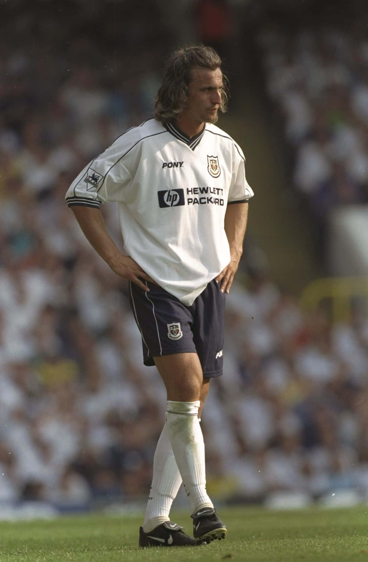 David Ginola, footballer, long hair, Full HD Phone Wallpaper