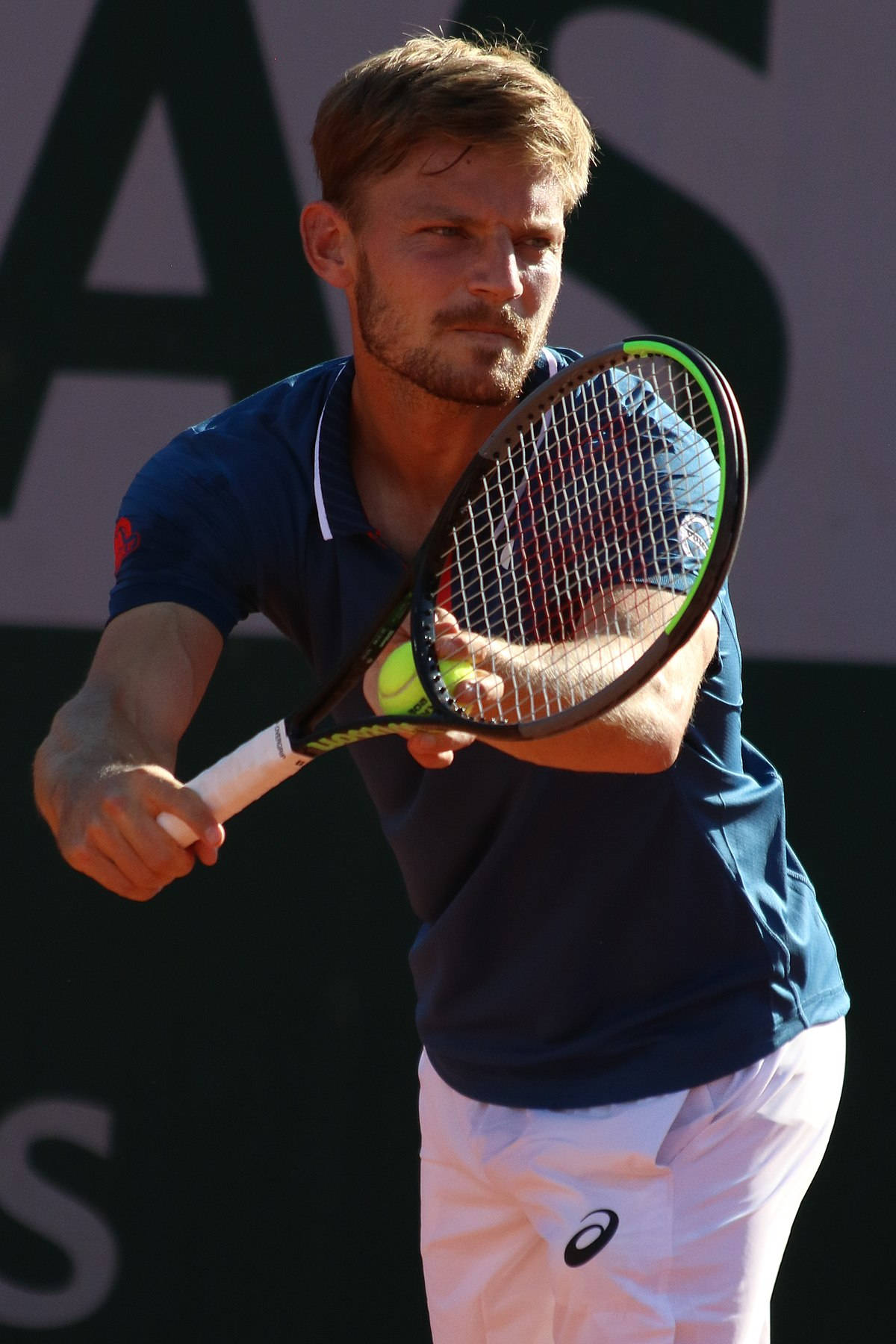 David Goffin, tennis match, clay court, HD Phone Wallpaper