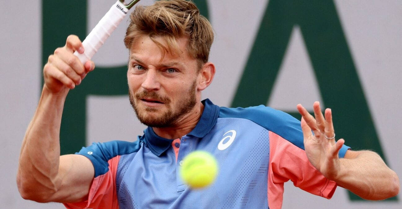 David Goffin, tennis court, clay court, HD Desktop Wallpaper