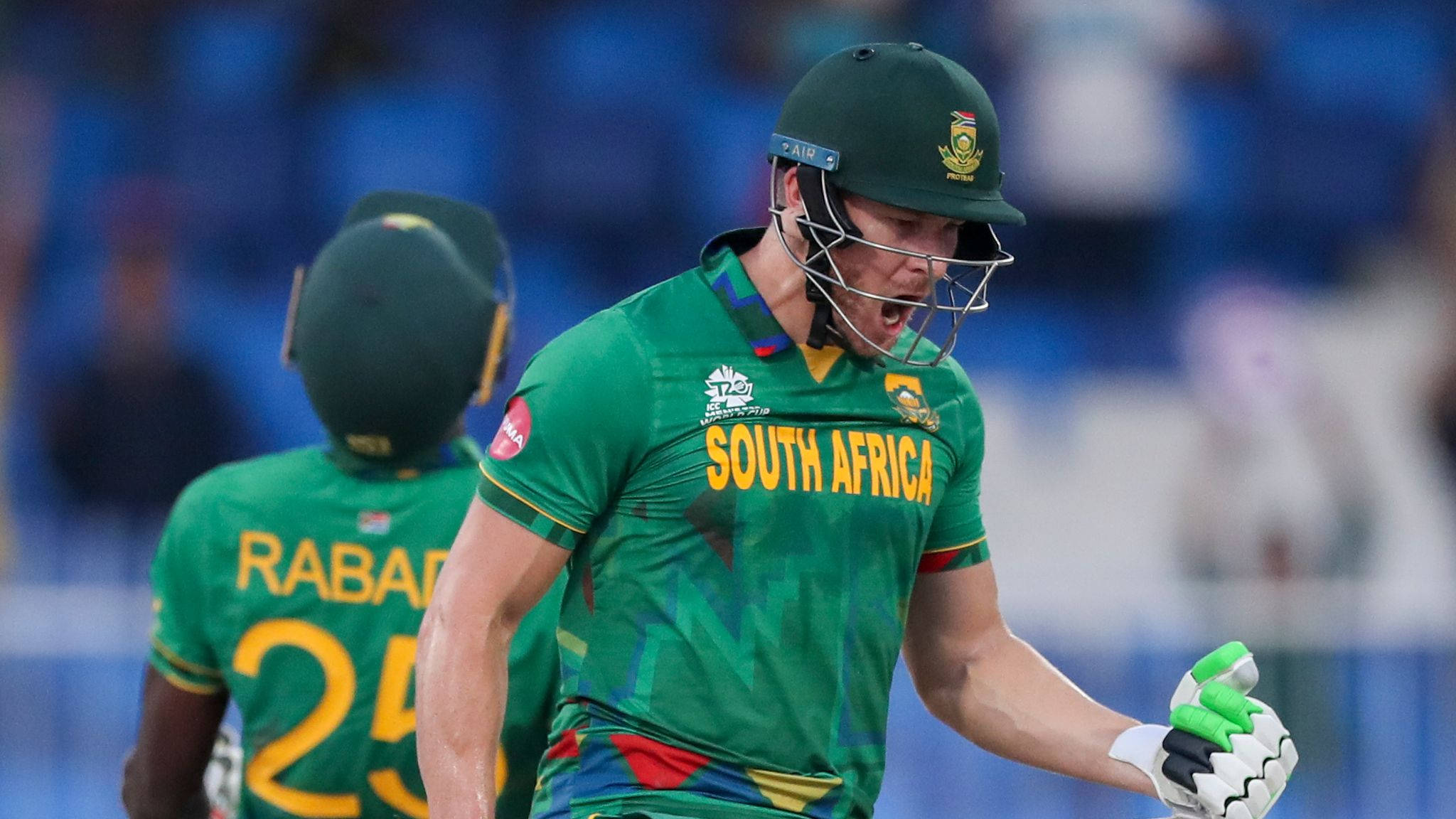 David Miller, South African cricket player, green uniform, Full HD Desktop Wallpaper