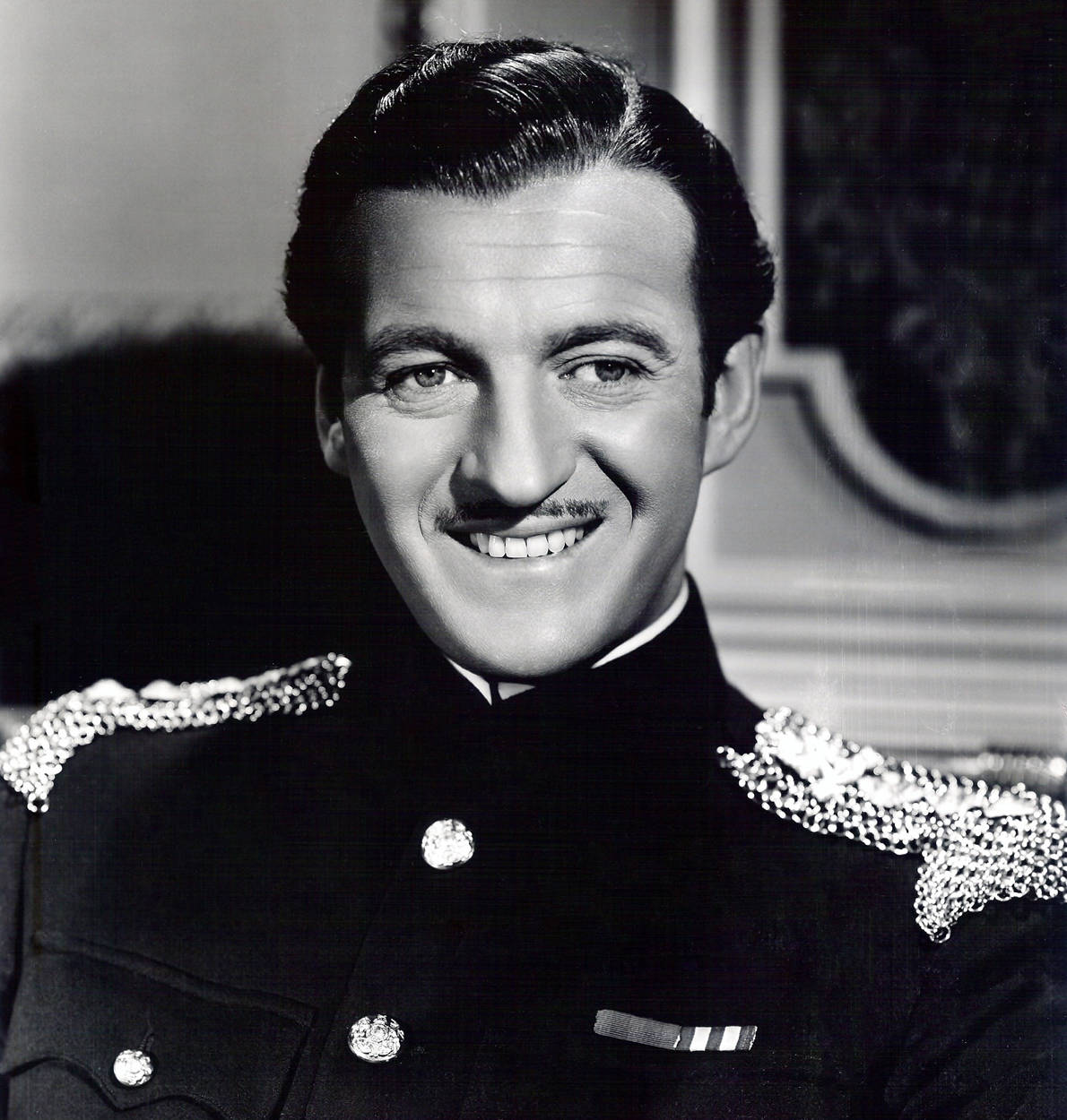 1948 film Enchantment, David Niven, formal military uniform, SD Phone Wallpaper