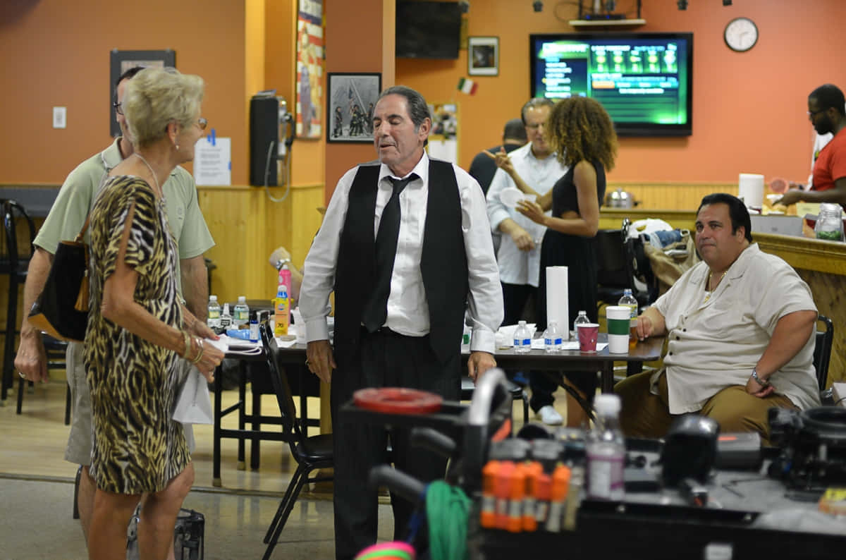 David Proval, black vest, tie, SD Desktop Wallpaper