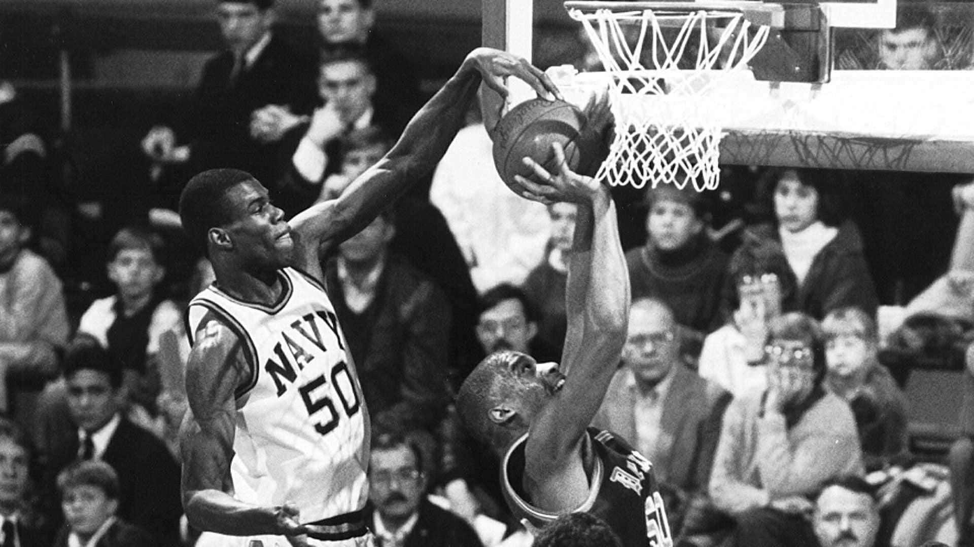 David Robinson, Navy basketball player, number 50, Full HD Desktop Wallpaper