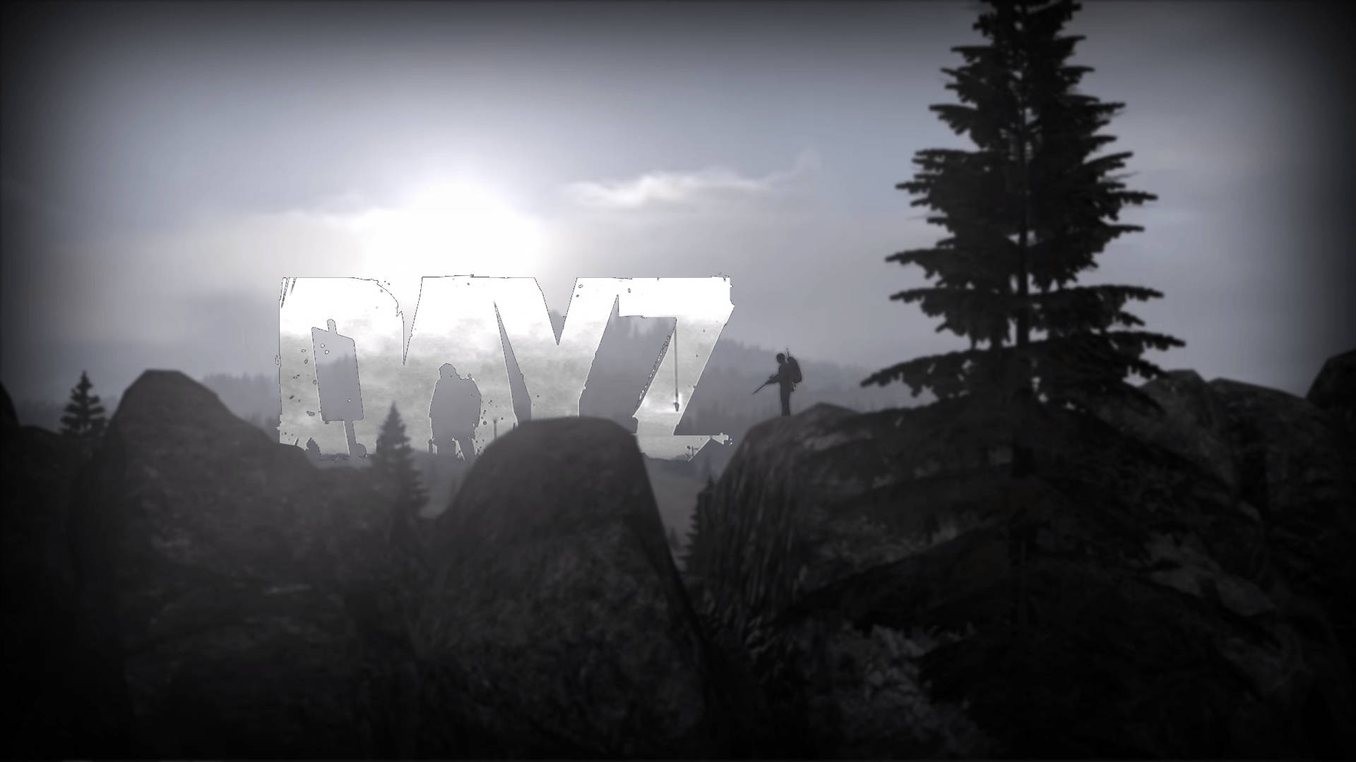 Man On Hill, DayZ, rocky hill, Full HD Desktop Wallpaper