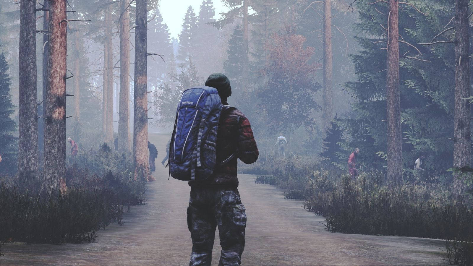 DayZ, zombies, blue backpack, HD Desktop Wallpaper