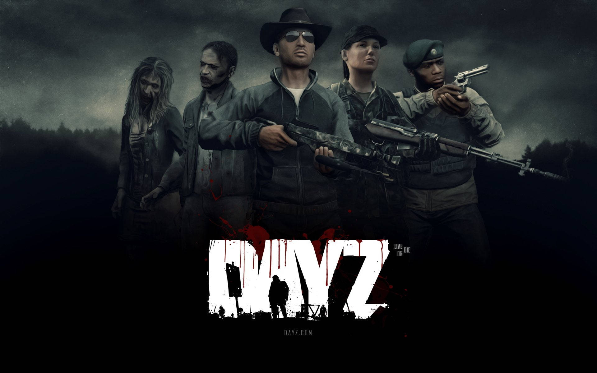 DayZ, survivors, zombies, Full HD Desktop Wallpaper