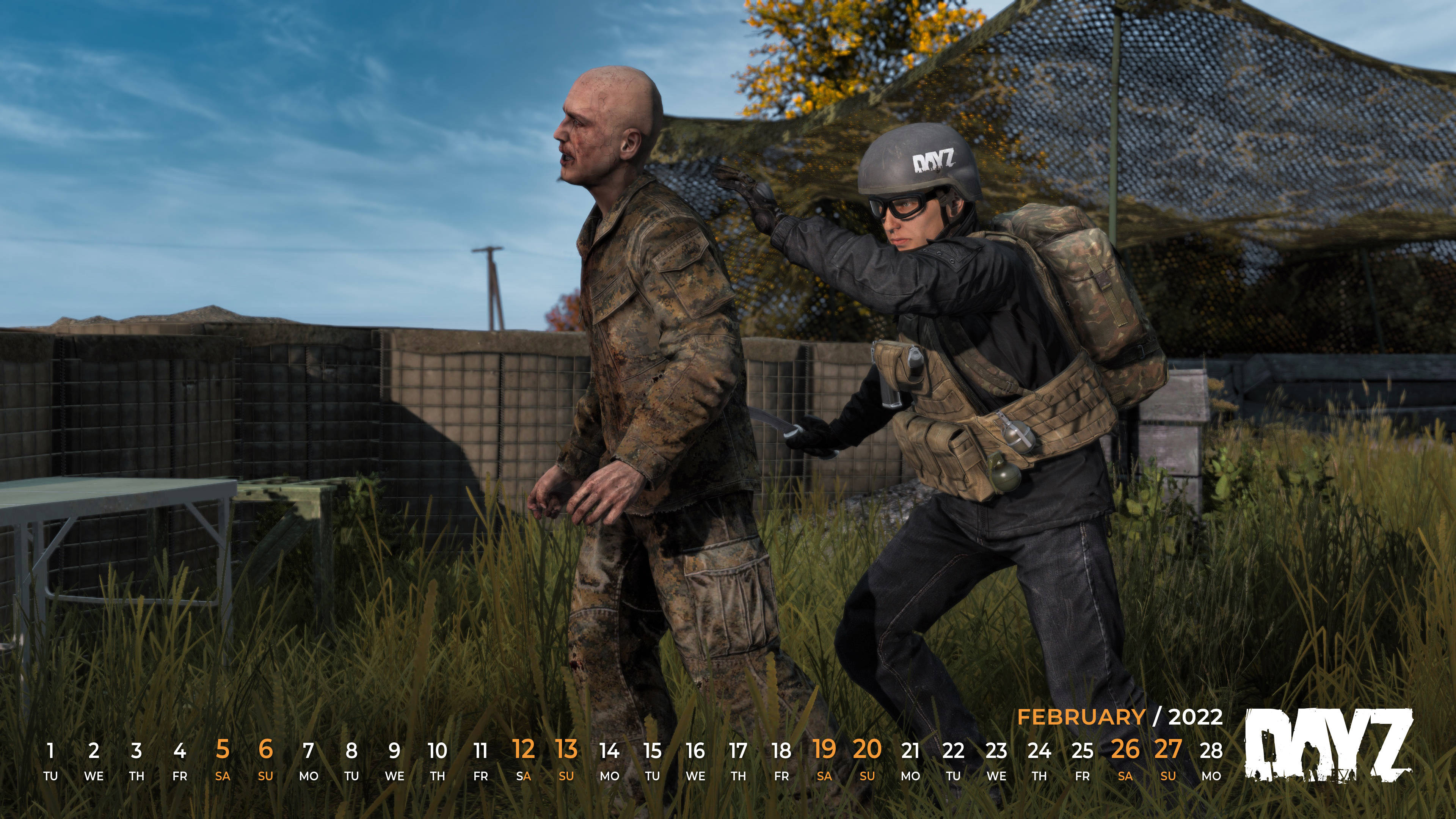 DayZ, zombie, camouflage gear, 4K Desktop Wallpaper