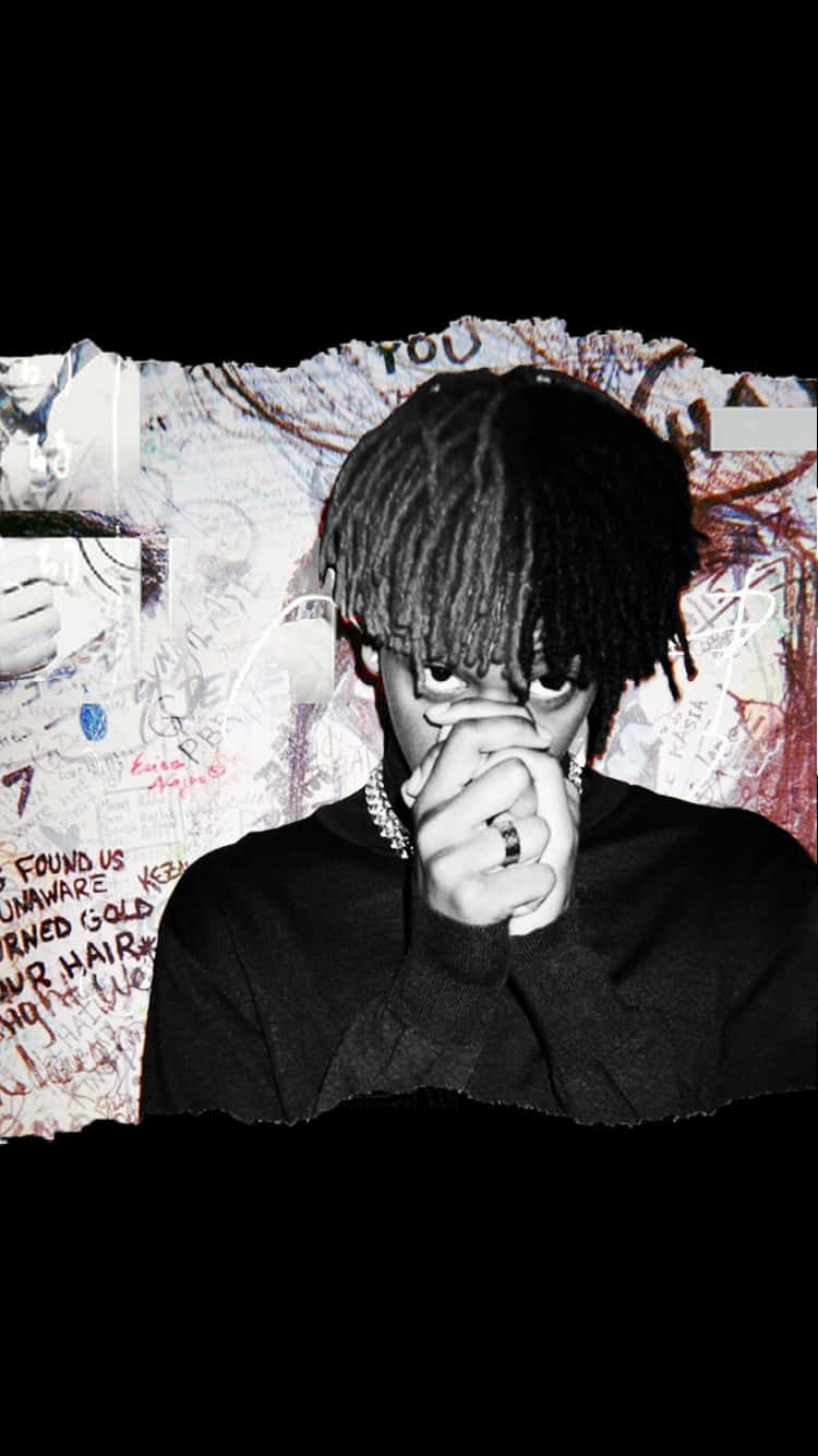 Dc The Don, dreadlocks, monochrome portrait, HD Phone Wallpaper