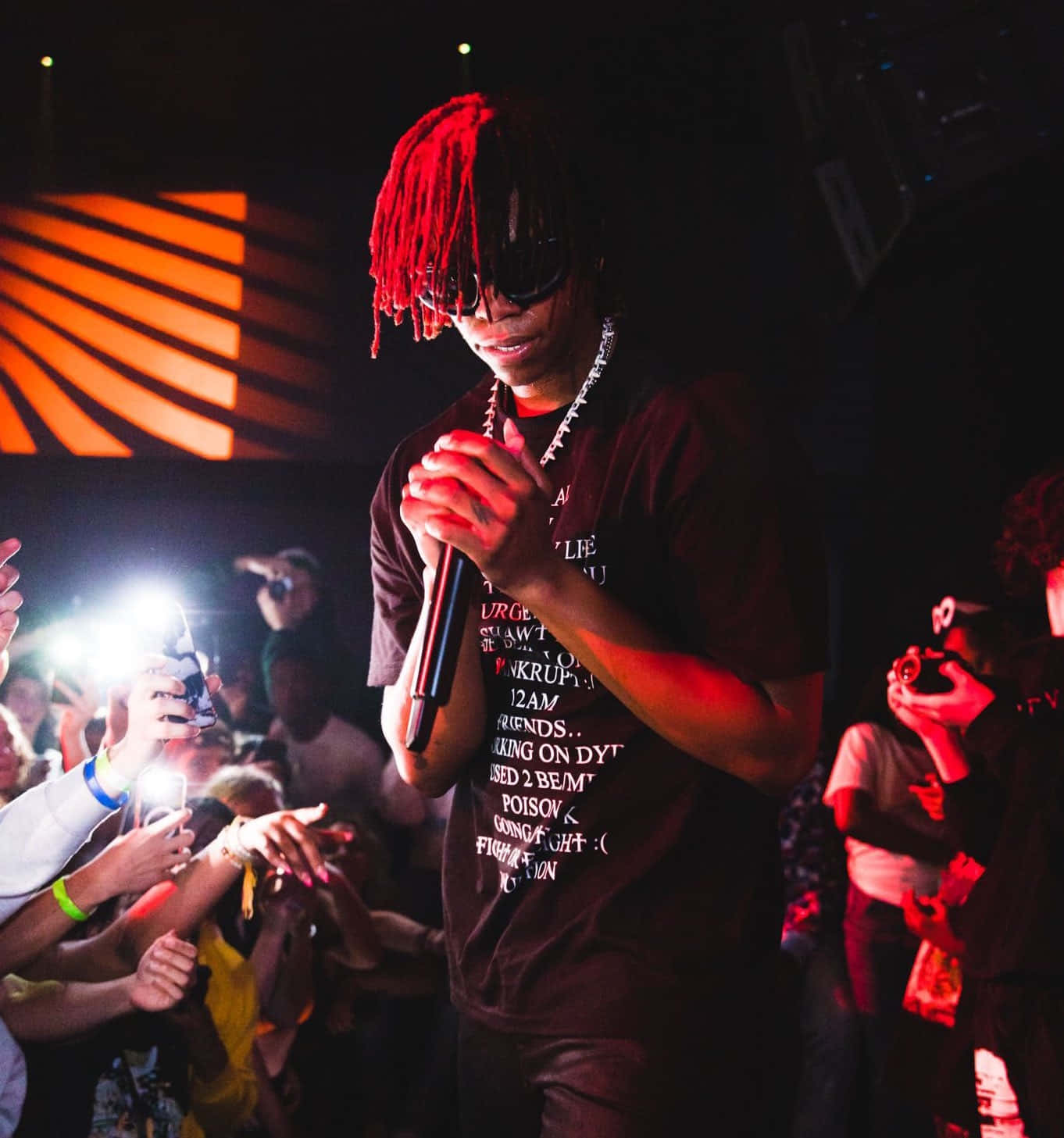 D C The Don, red dreadlocks, sunglasses, HD Phone Wallpaper