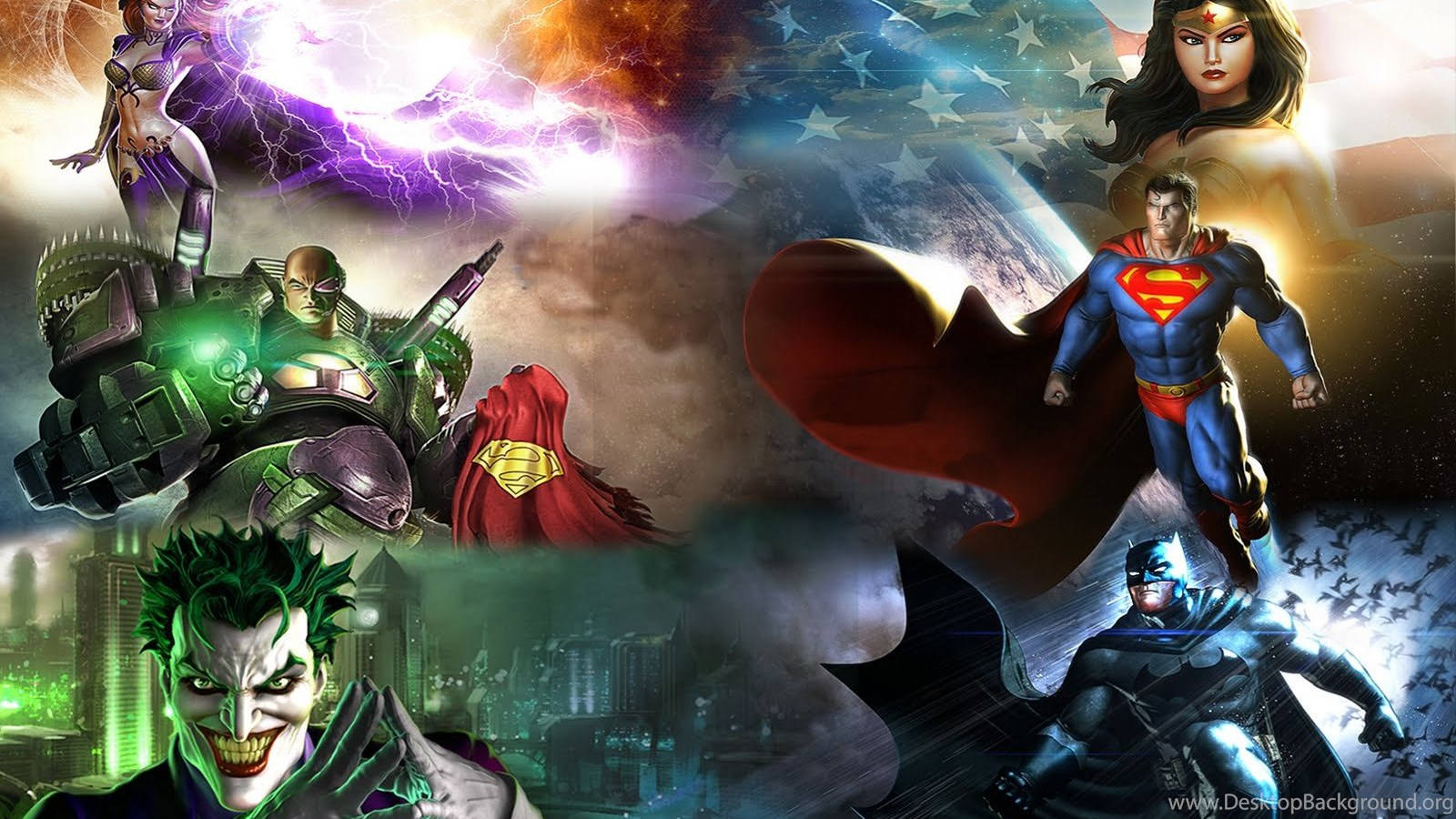 DC Universe Online, superheroes, supervillains, HD Desktop Wallpaper