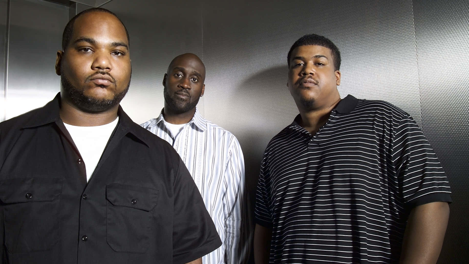 De La Soul, hallway, textured metallic wall, Full HD Desktop Wallpaper