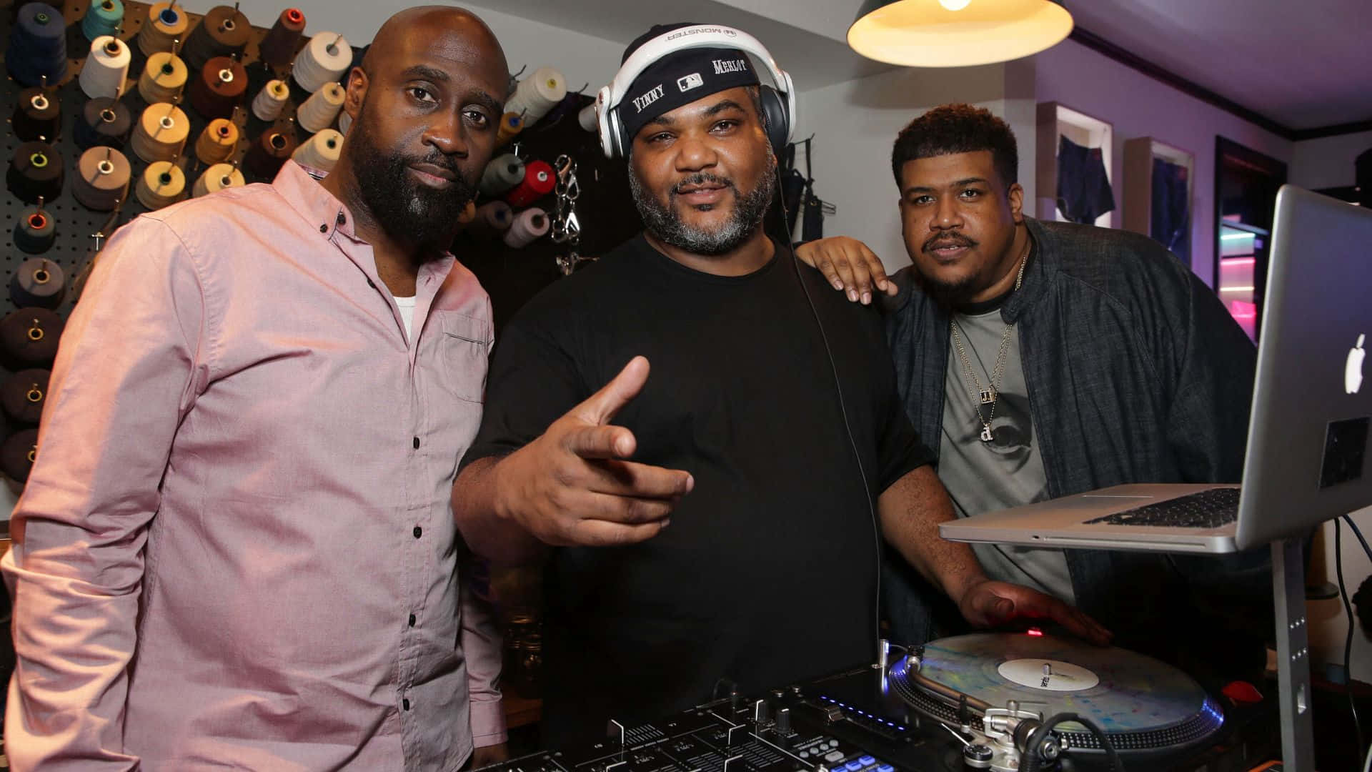 De La Soul, music studio, DJ equipment, Full HD Desktop Wallpaper