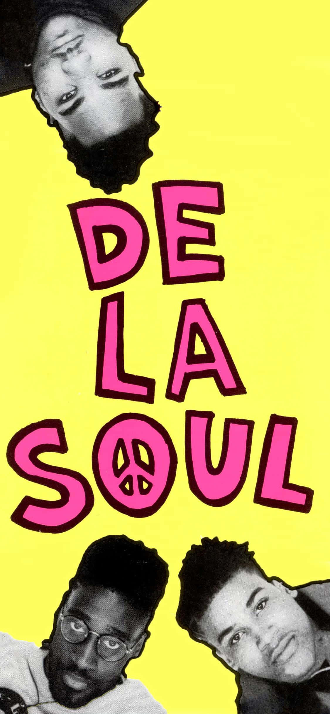 De La Soul, pink, peace symbol, Full HD Phone Wallpaper