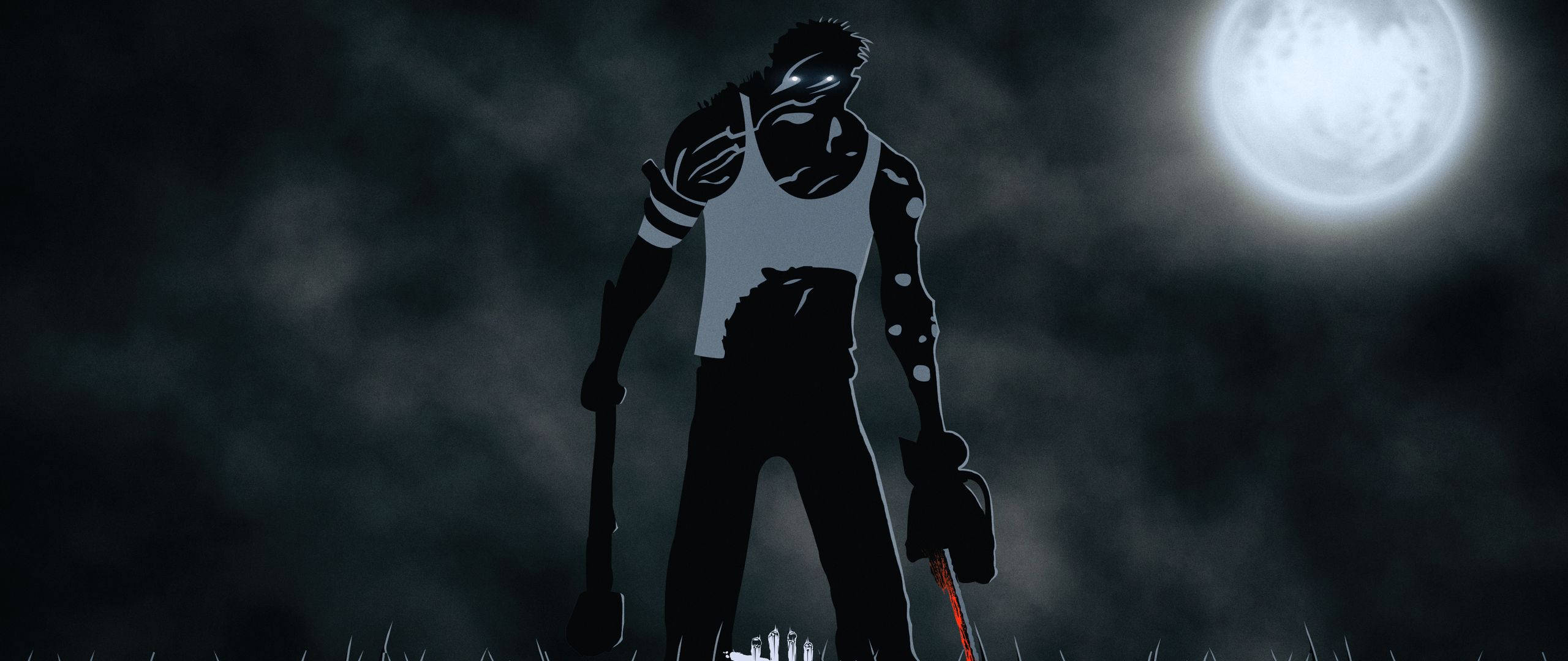 Dead By Daylight, the Hillbilly, full moon, 2K Desktop Wallpaper