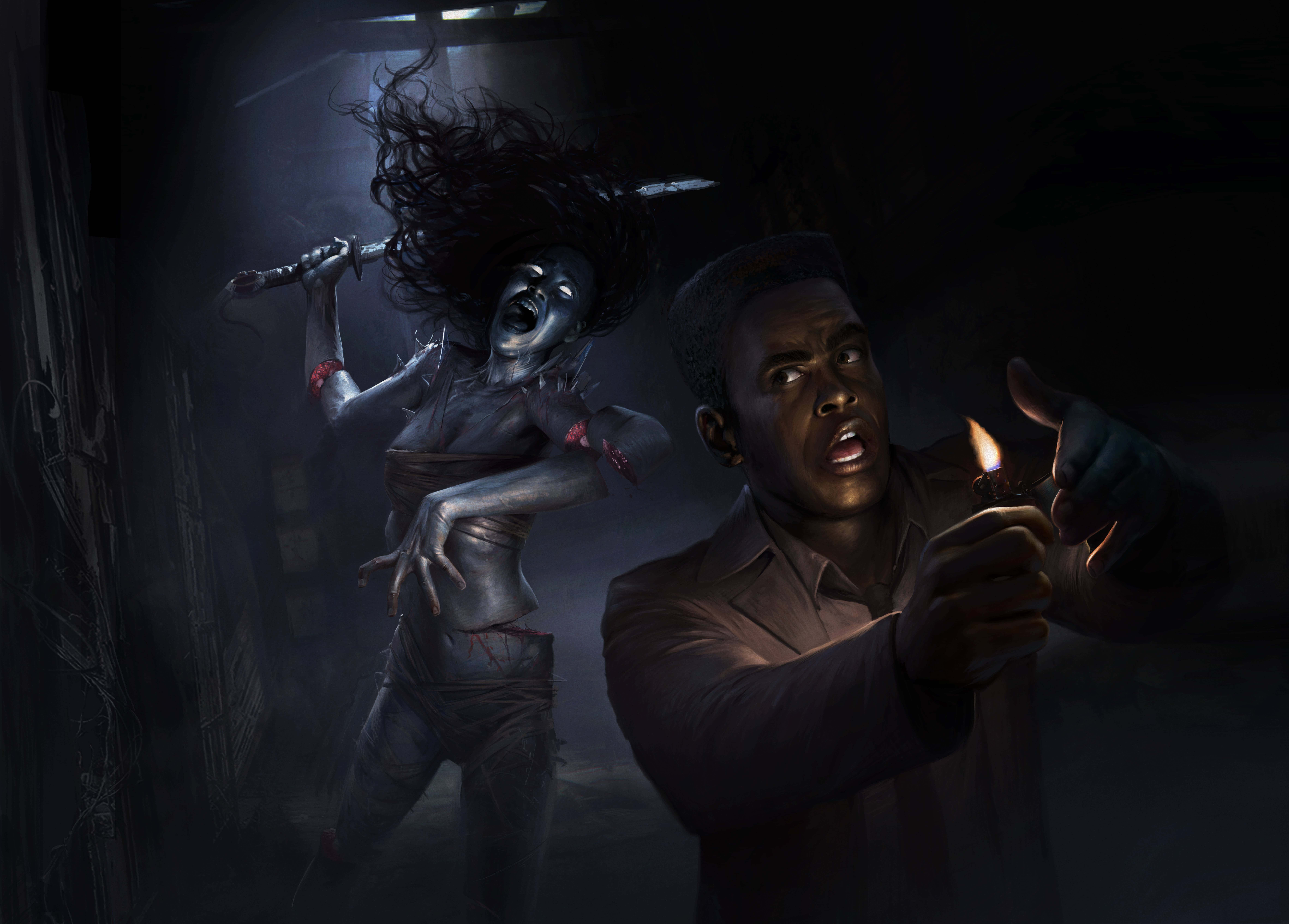Dead By Daylight, killer, pale ghostly woman, 8K Desktop Wallpaper