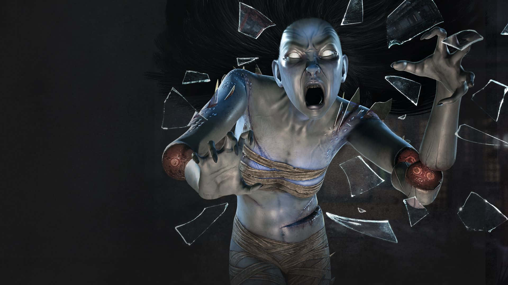 Dead by Daylight, killers, pale screaming figure, Full HD Desktop Wallpaper