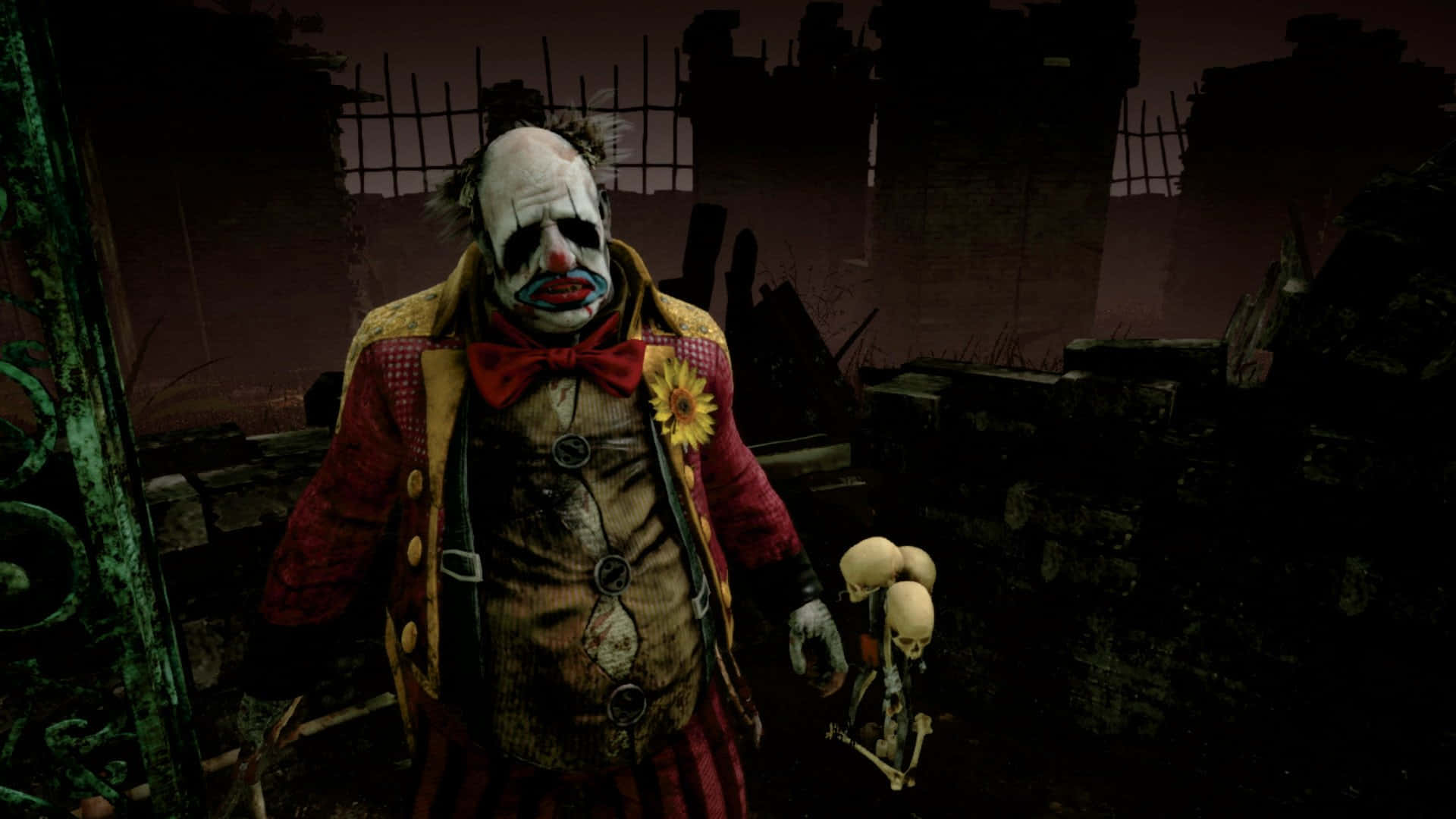 Dead By Daylight, clown, tattered red coat, Full HD Desktop Wallpaper