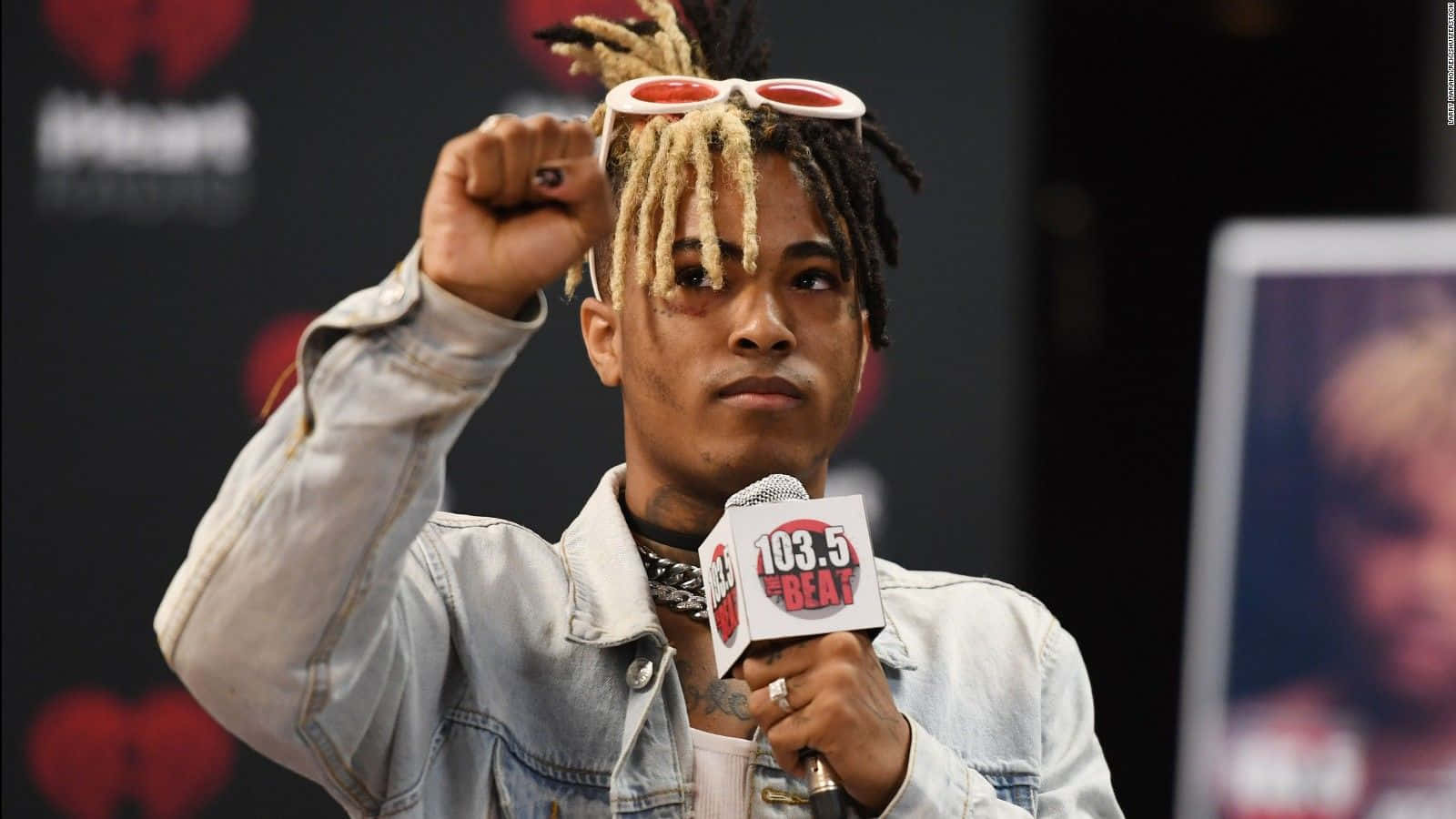 dreadlocks, red sunglasses, microphone, HD Desktop Wallpaper