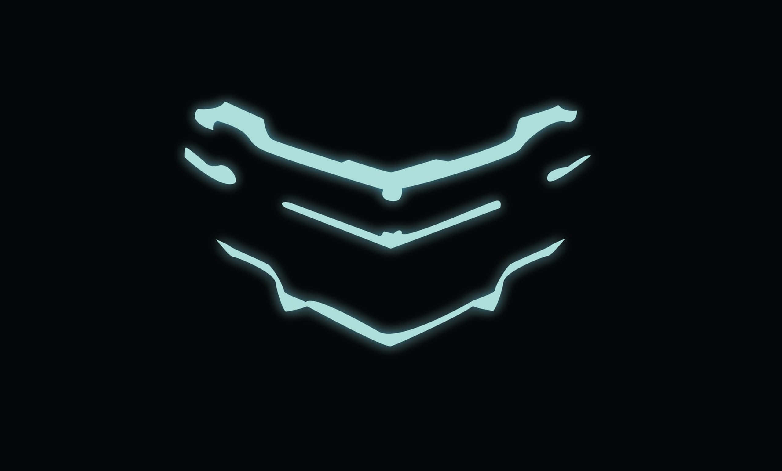 Dead Space, 4K, glowing cyan, 2K Desktop Wallpaper