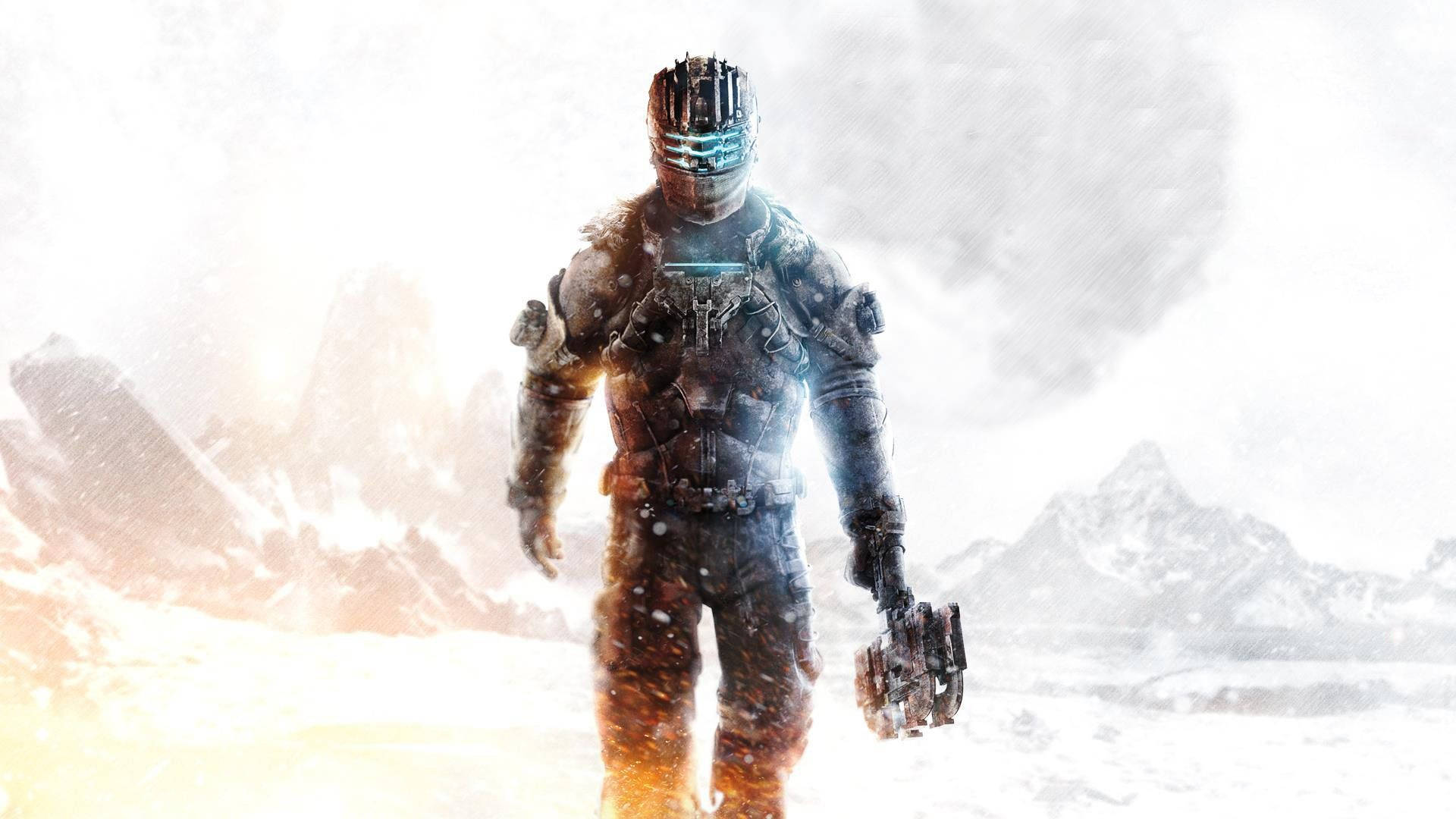Dead Space, abandoned waystation, armored soldier, Full HD Desktop Wallpaper