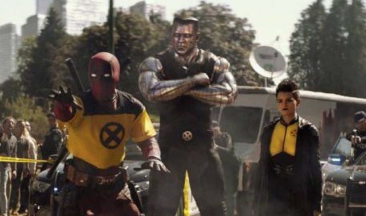 Deadpool, Colossus, X-Men, HD Desktop Wallpaper