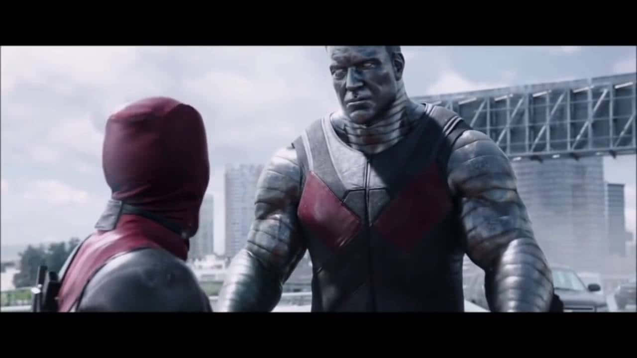 Deadpool, Colossus, urban setting, HD Desktop Wallpaper