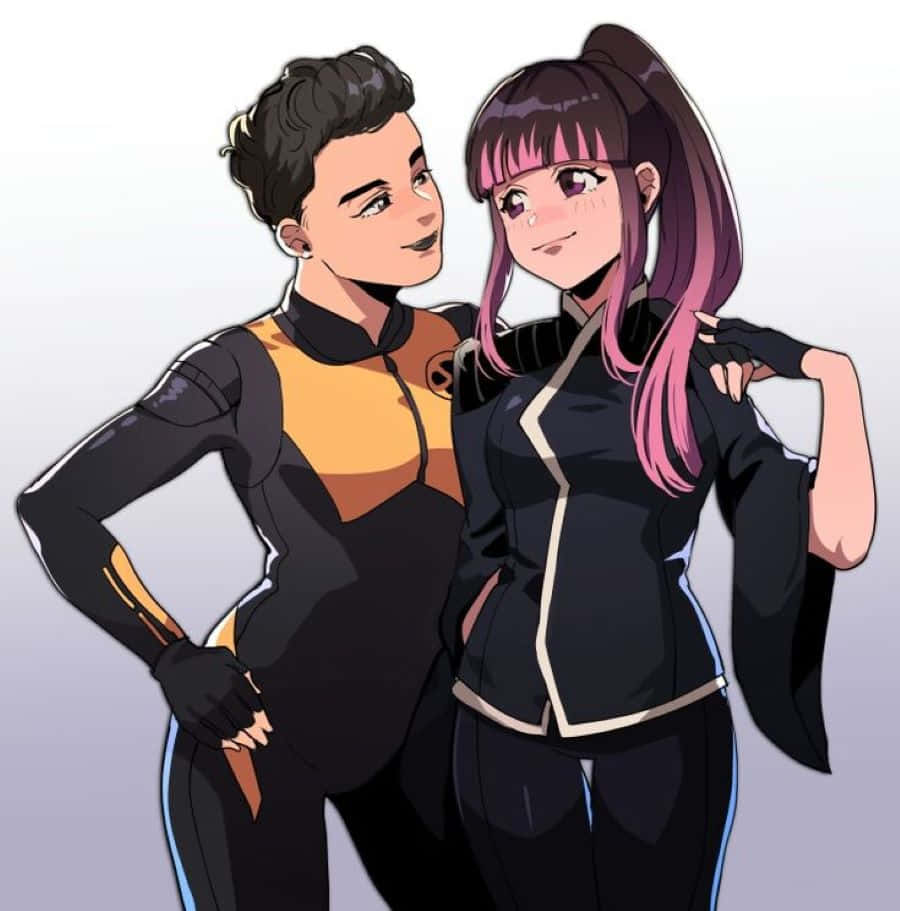 Negasonic Teenage Warhead, anime characters, superhero suits, SD Phone Wallpaper