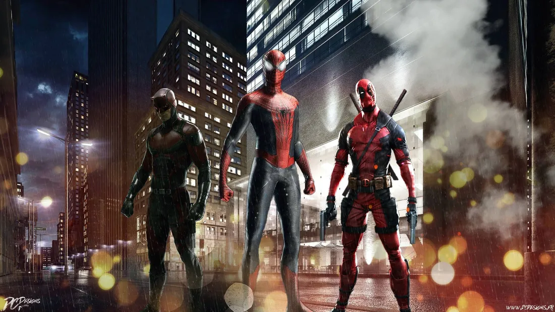 Deadpool And Spiderman