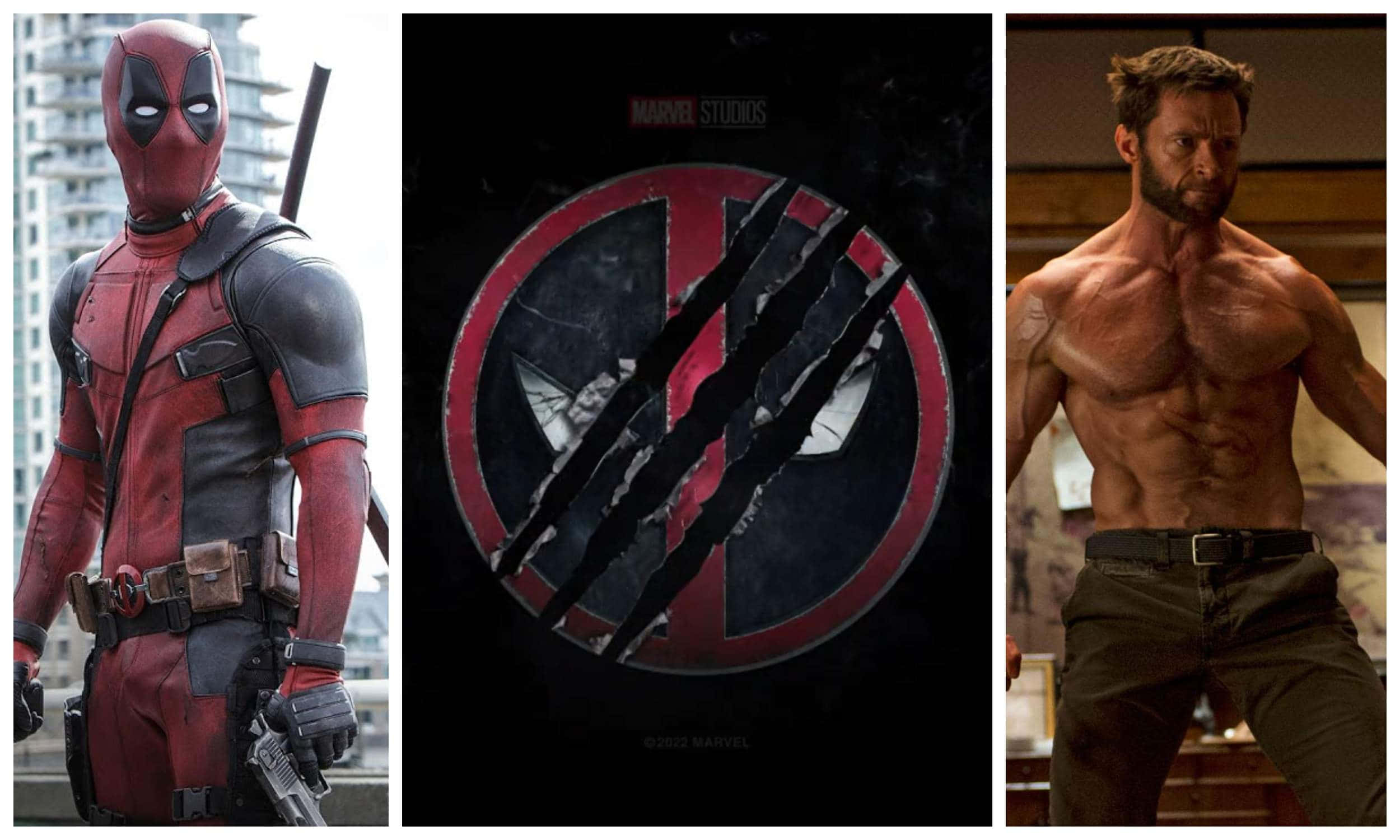 Deadpool, Wolverine, Deadpool logo, Full HD Desktop Wallpaper