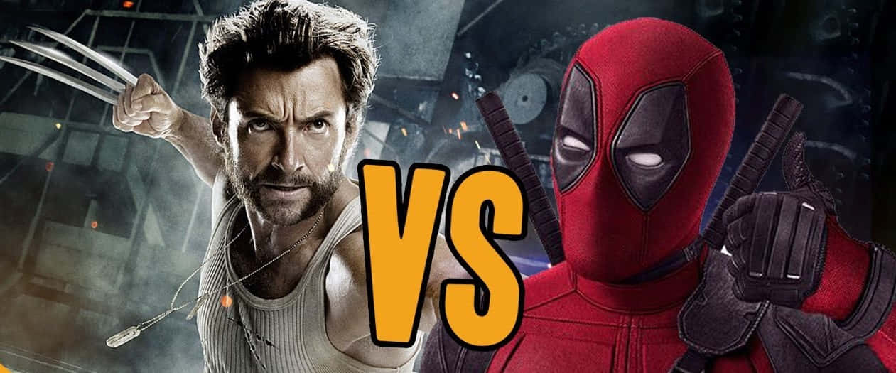 Deadpool, Wolverine, claws, SD Desktop Wallpaper