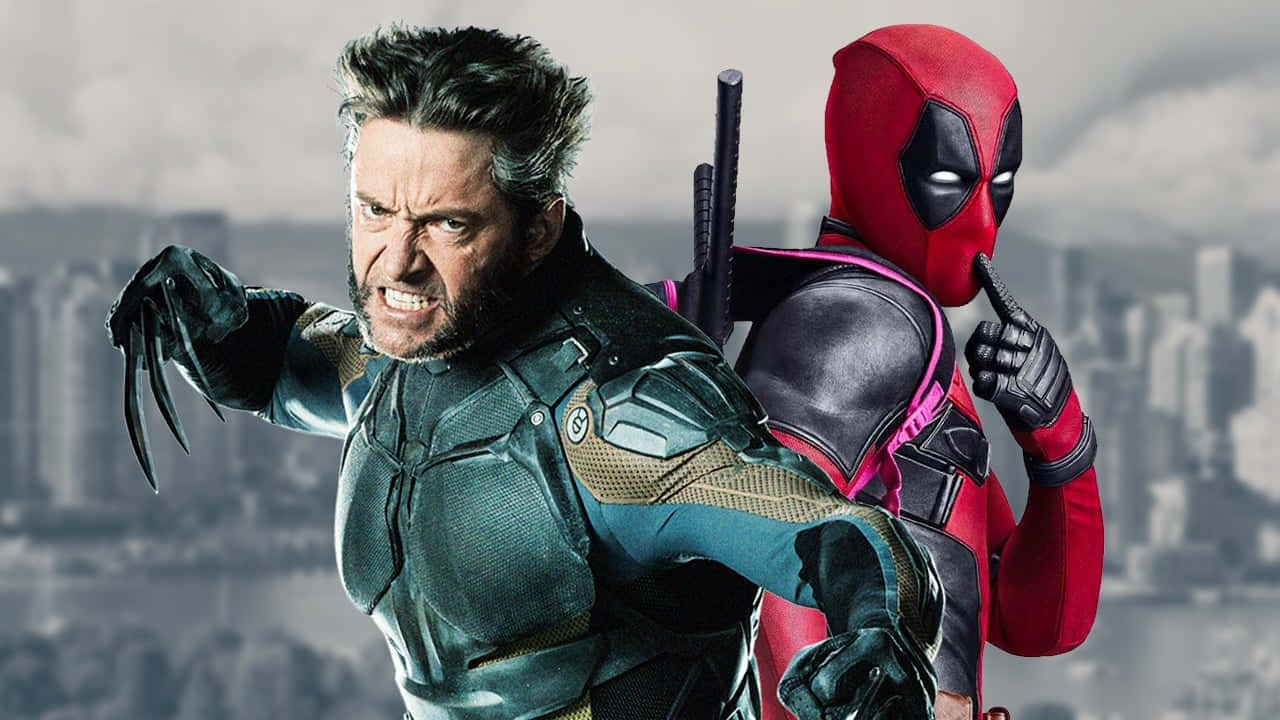 Deadpool, Wolverine, combat gear, HD Desktop Wallpaper