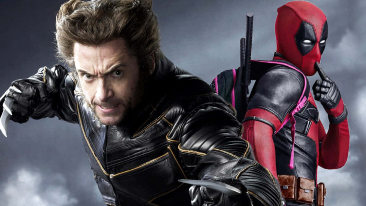 Deadpool, Wolverine, stormy sky, HD Desktop Wallpaper