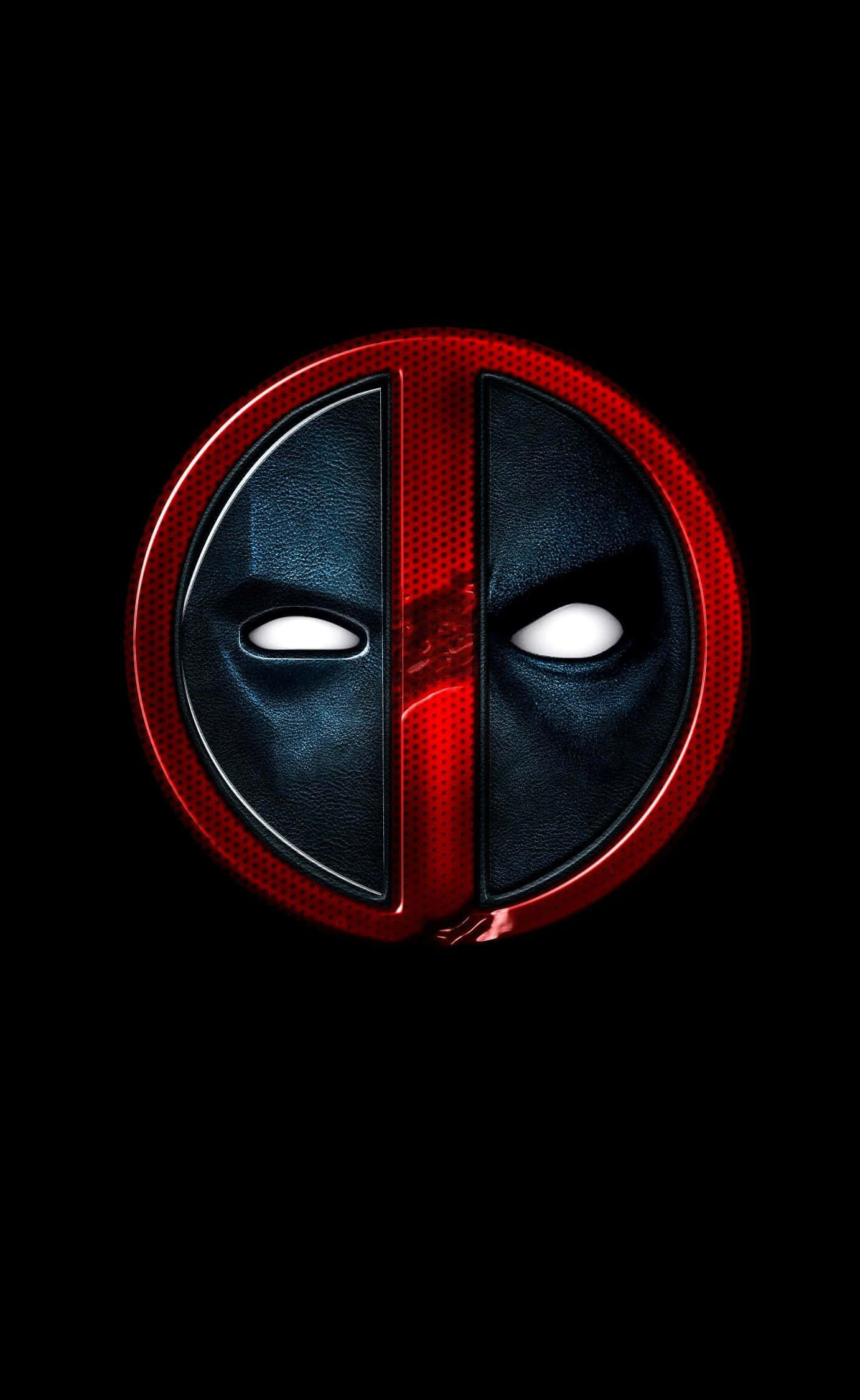 Deadpool, red, black, Full HD Phone Wallpaper