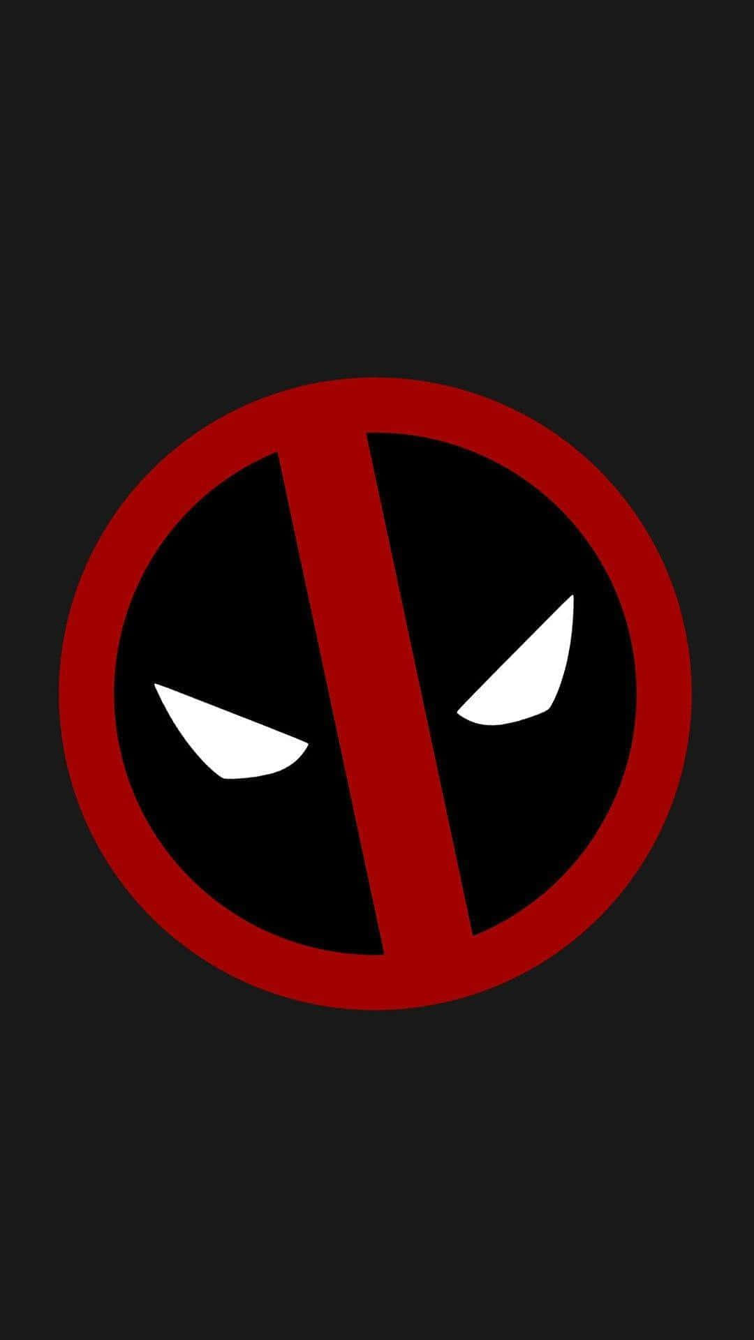 Deadpool, red, black, Full HD Phone Wallpaper