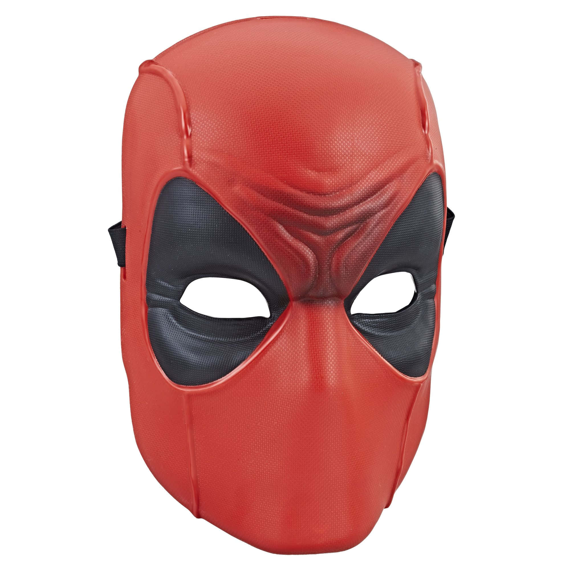 Deadpool mask, red and black, textured surface, Full HD Desktop Wallpaper