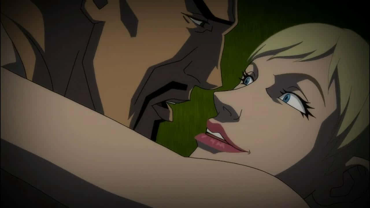 Deadshot, Harley Quinn, anime scene, HD Desktop Wallpaper
