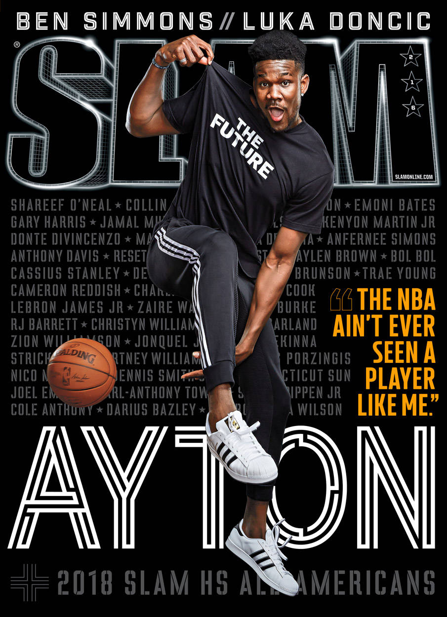 Deandre Ayton, THE FUTURE, black and white, SD Phone Wallpaper