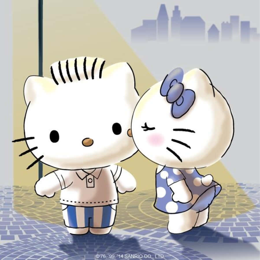 Dear Daniel, cartoon cats, pajamas, SD Desktop Wallpaper