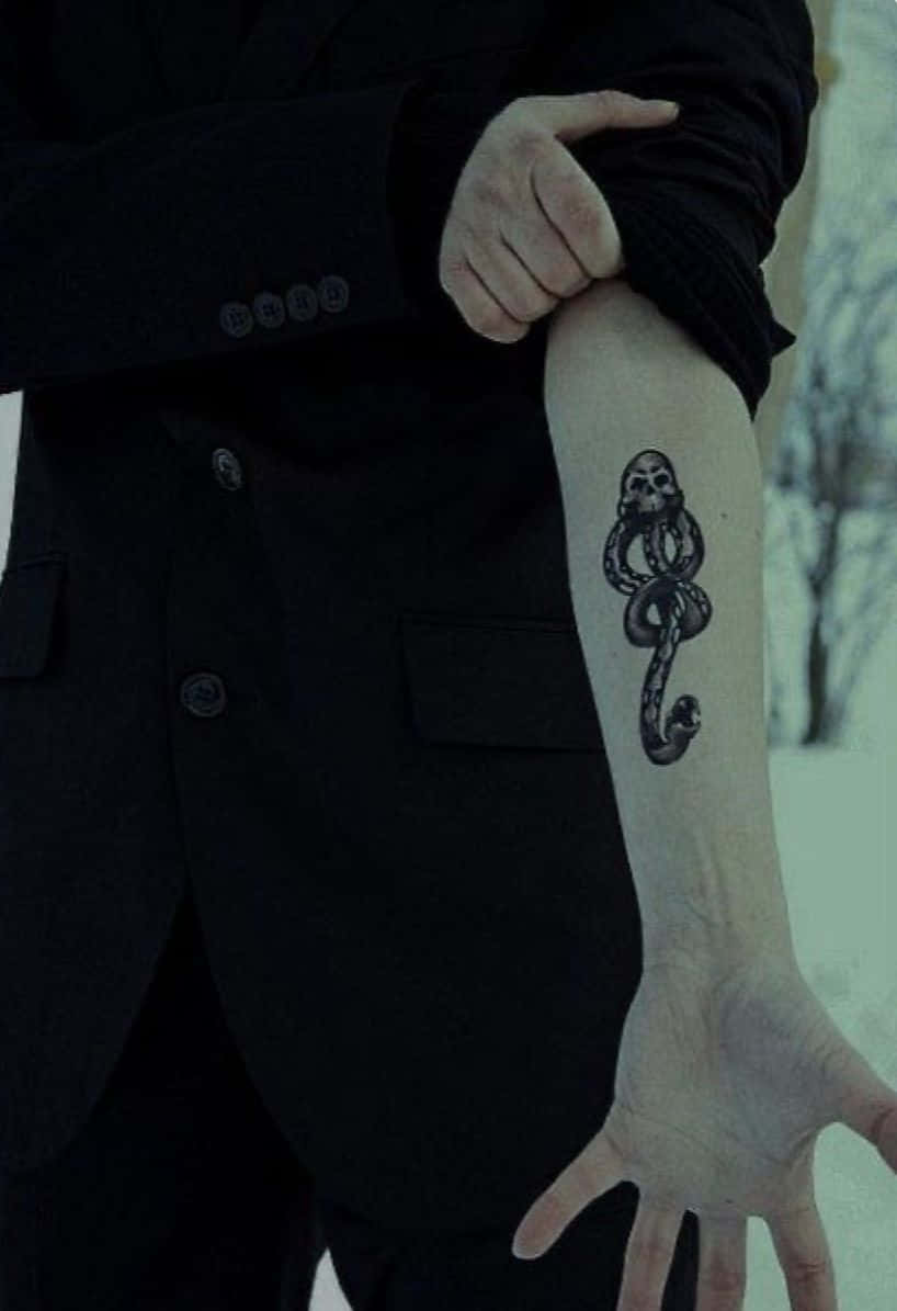 Death Eaters, full moon, black suit, SD Phone Wallpaper