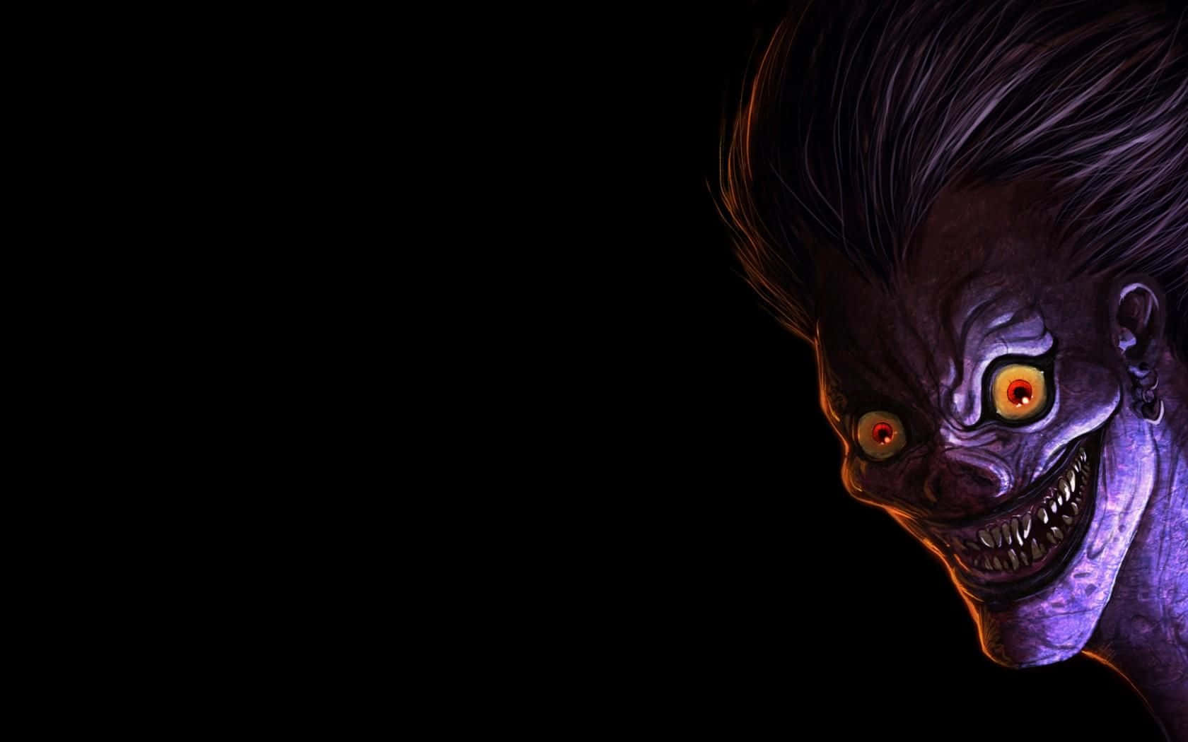 Death Note, 4K, purple-skinned anime demon, HD Desktop Wallpaper