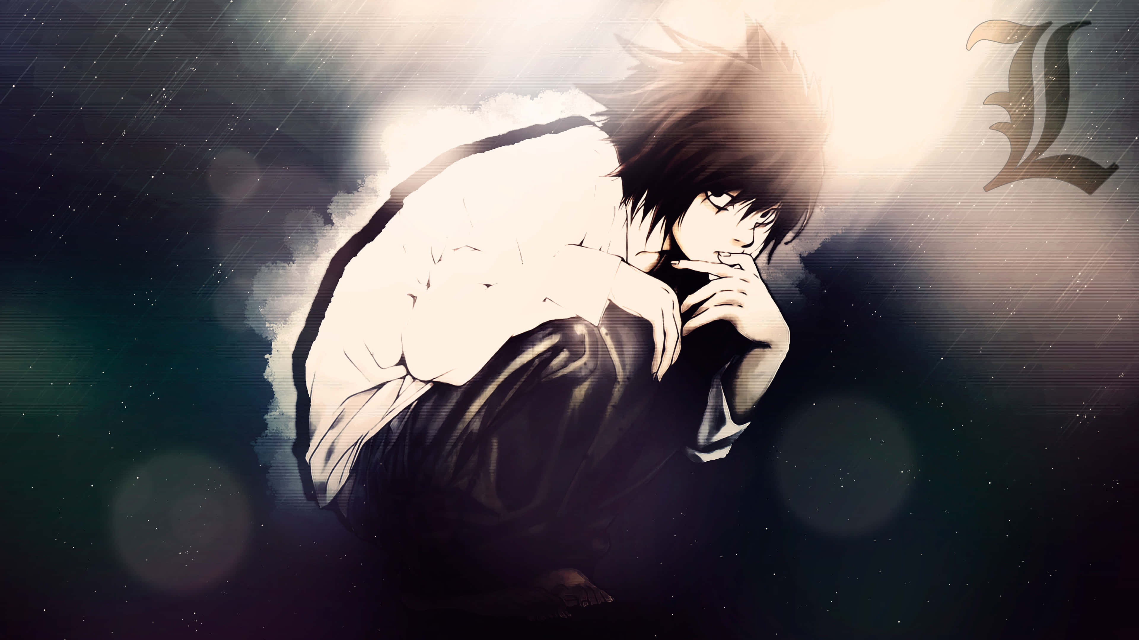 Death Note 4K, L, anime character, 4K Desktop Wallpaper
