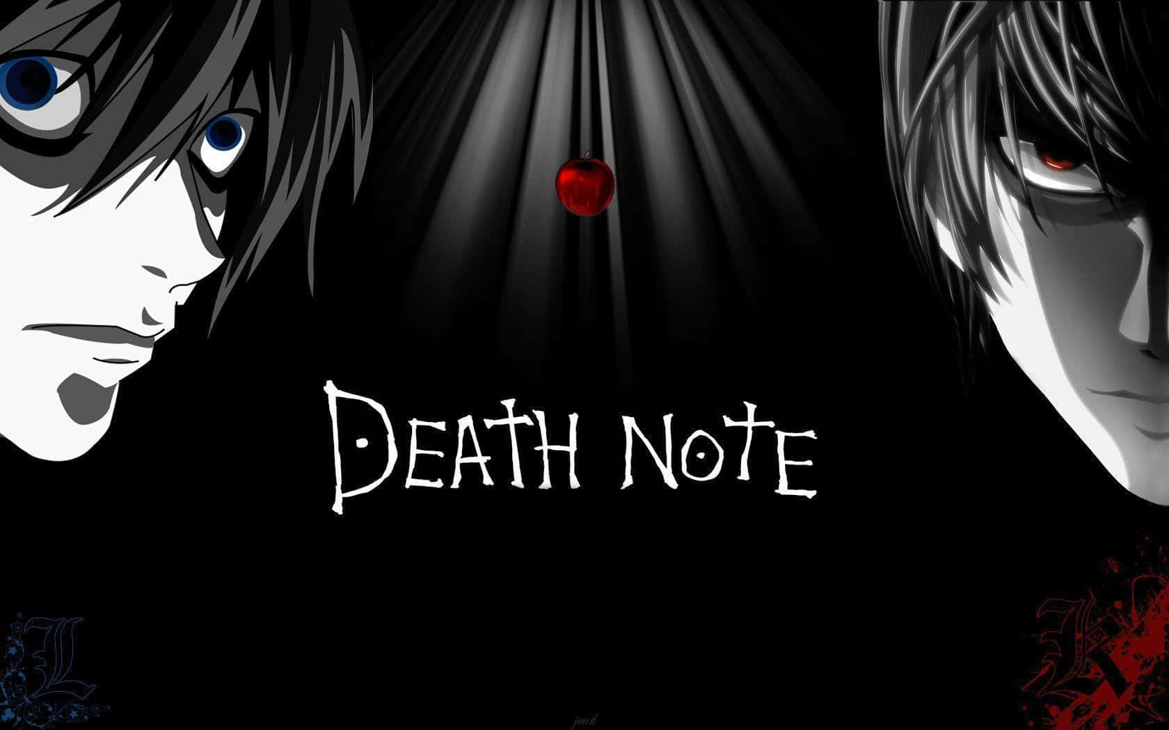 Death Note 4K, Death Note, glowing red apple, HD Desktop Wallpaper