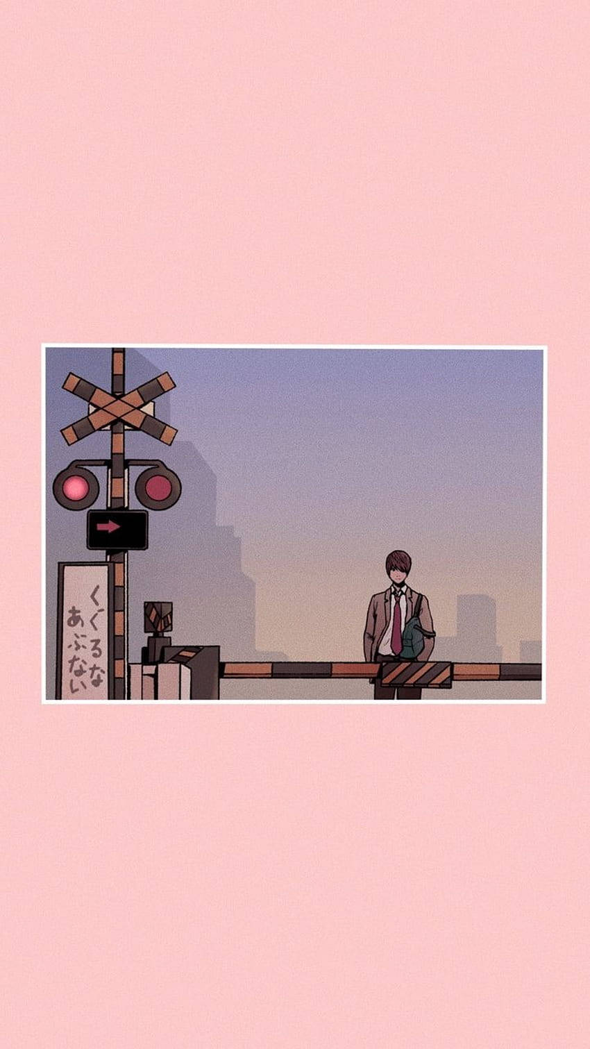 Death Note Aesthetic, anime boy, suit, HD Phone Wallpaper