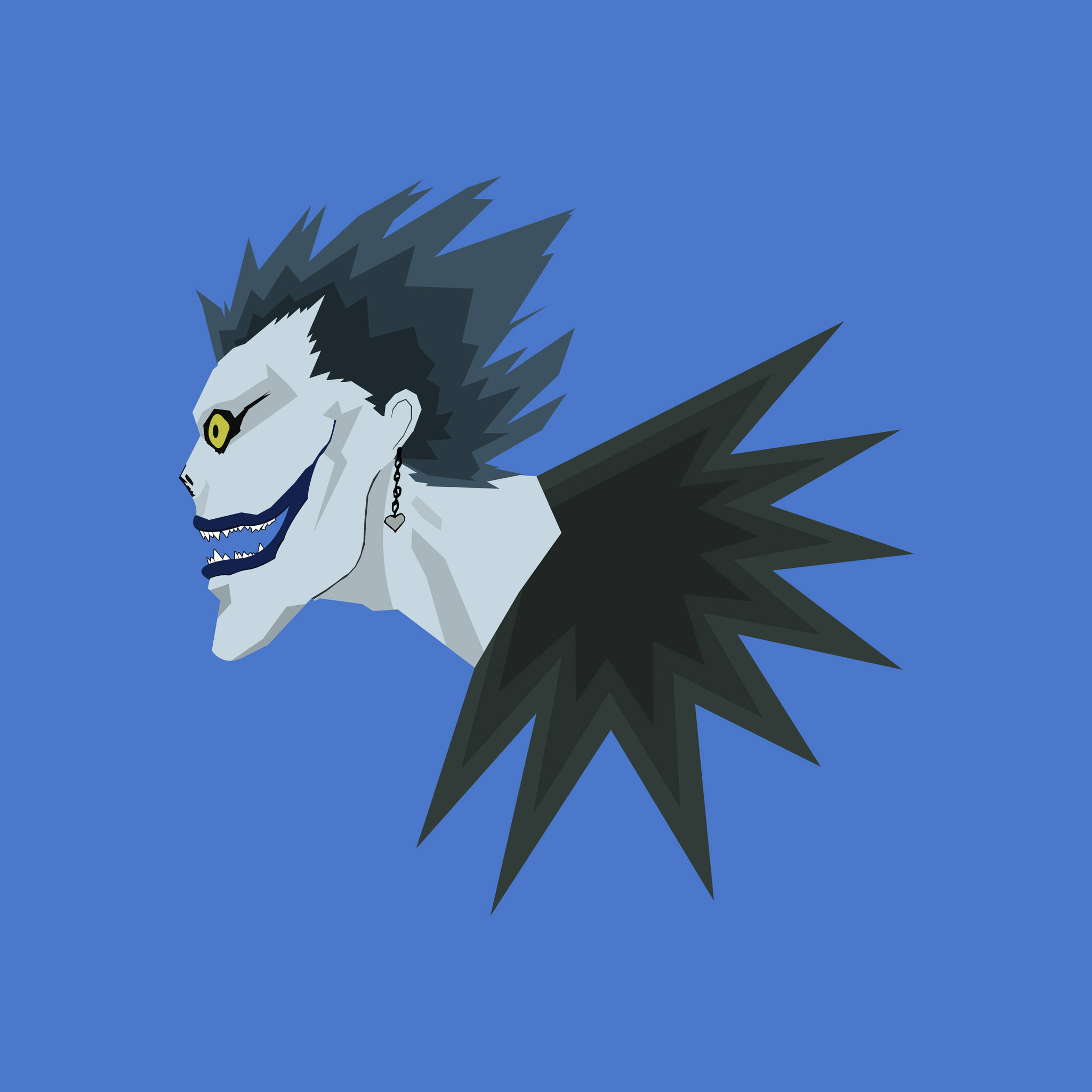 Death Note, anime character, spiky black hair, Full HD Desktop Wallpaper