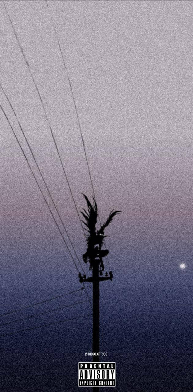 Death Note Aesthetic, twilight sky, moon, HD Phone Wallpaper