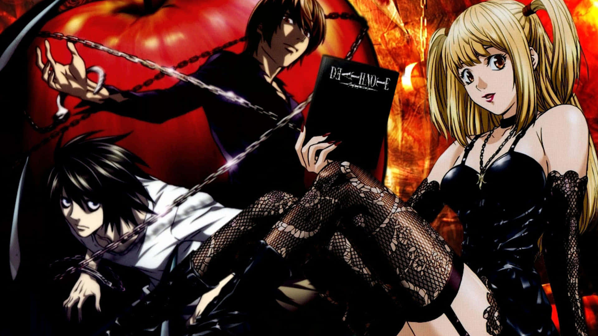 Death Note, anime, gothic attire, Full HD Desktop Wallpaper