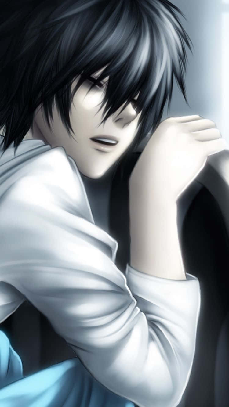 Death Note, iPhone, black hair, HD Phone Wallpaper
